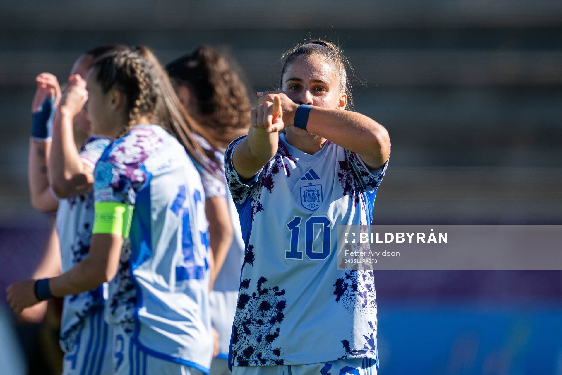 Ainoa Gomez of Spain celebrates