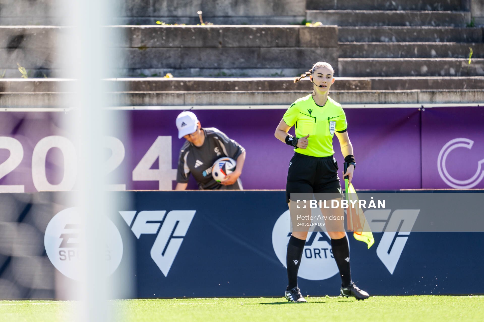 Assistant referee Edjena Kapxhiu