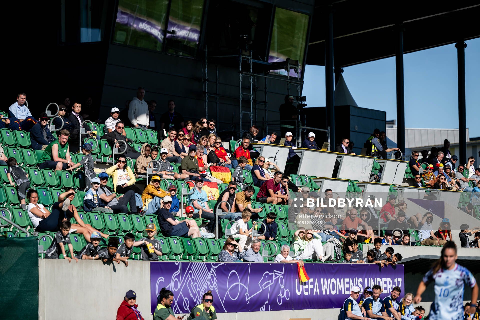 Fans in the stands