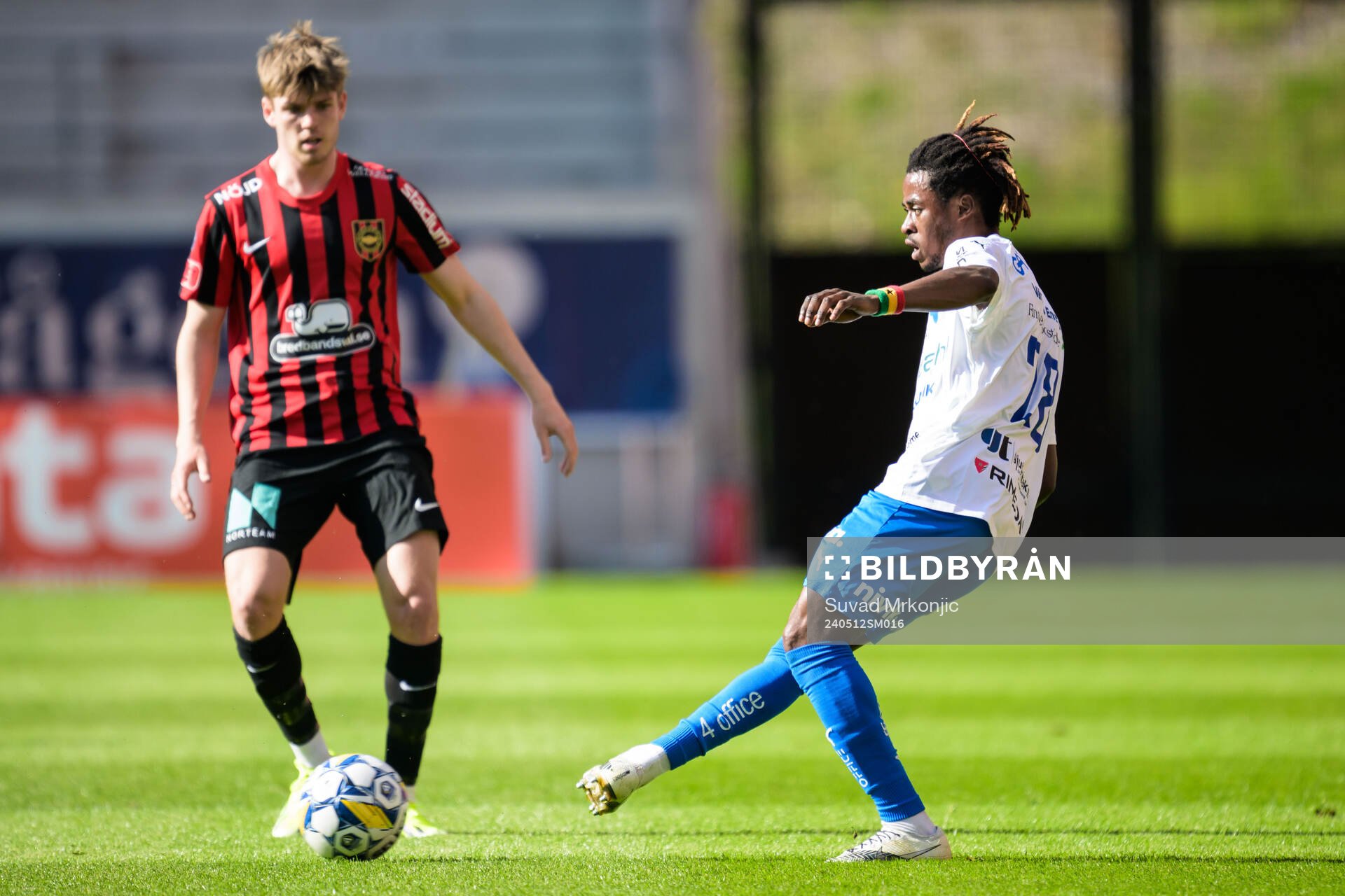 Brommapojkarnas Frederik Christensen och Värnamos Frank