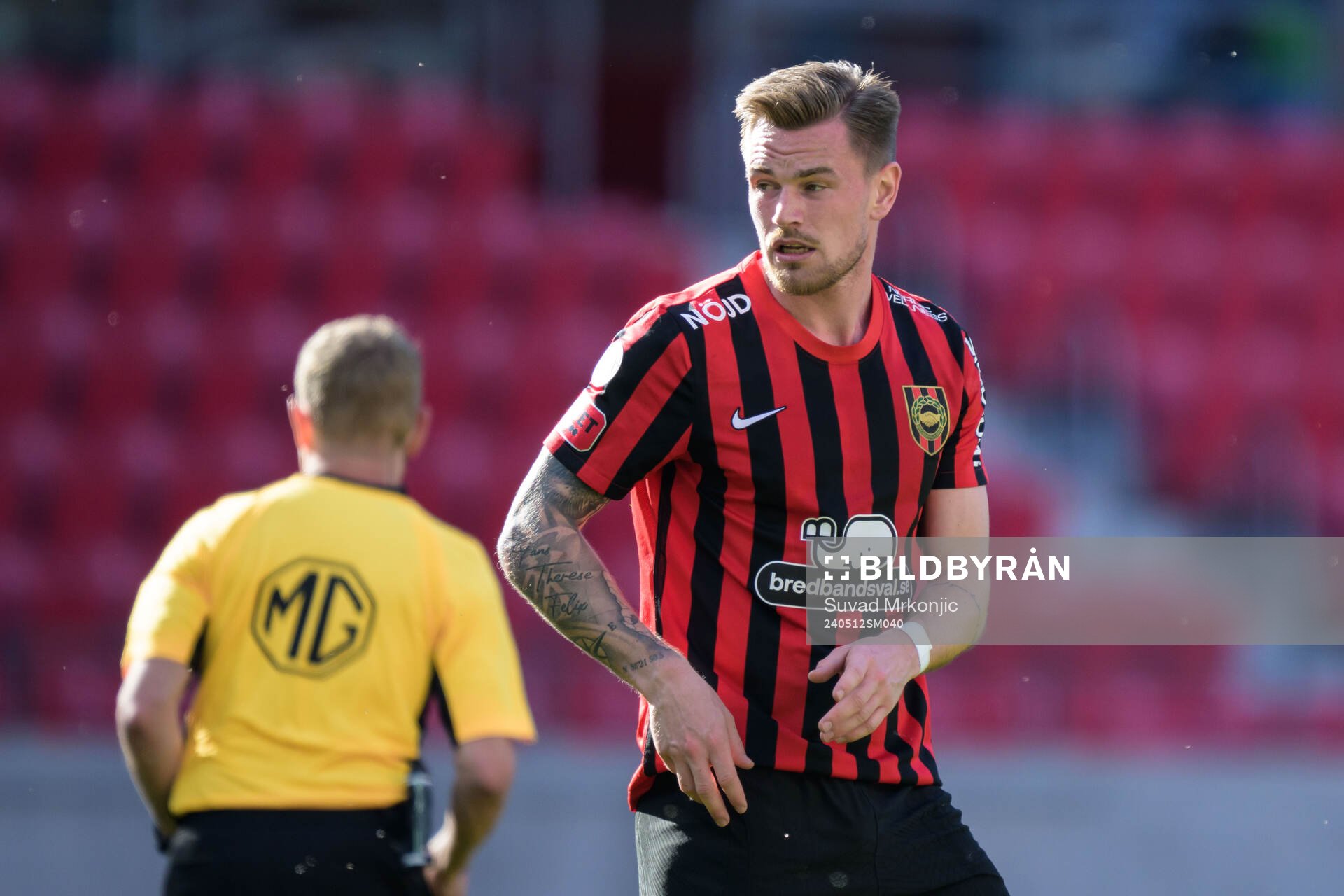 Brommapojkarnas Rasmus Örqvist deppar