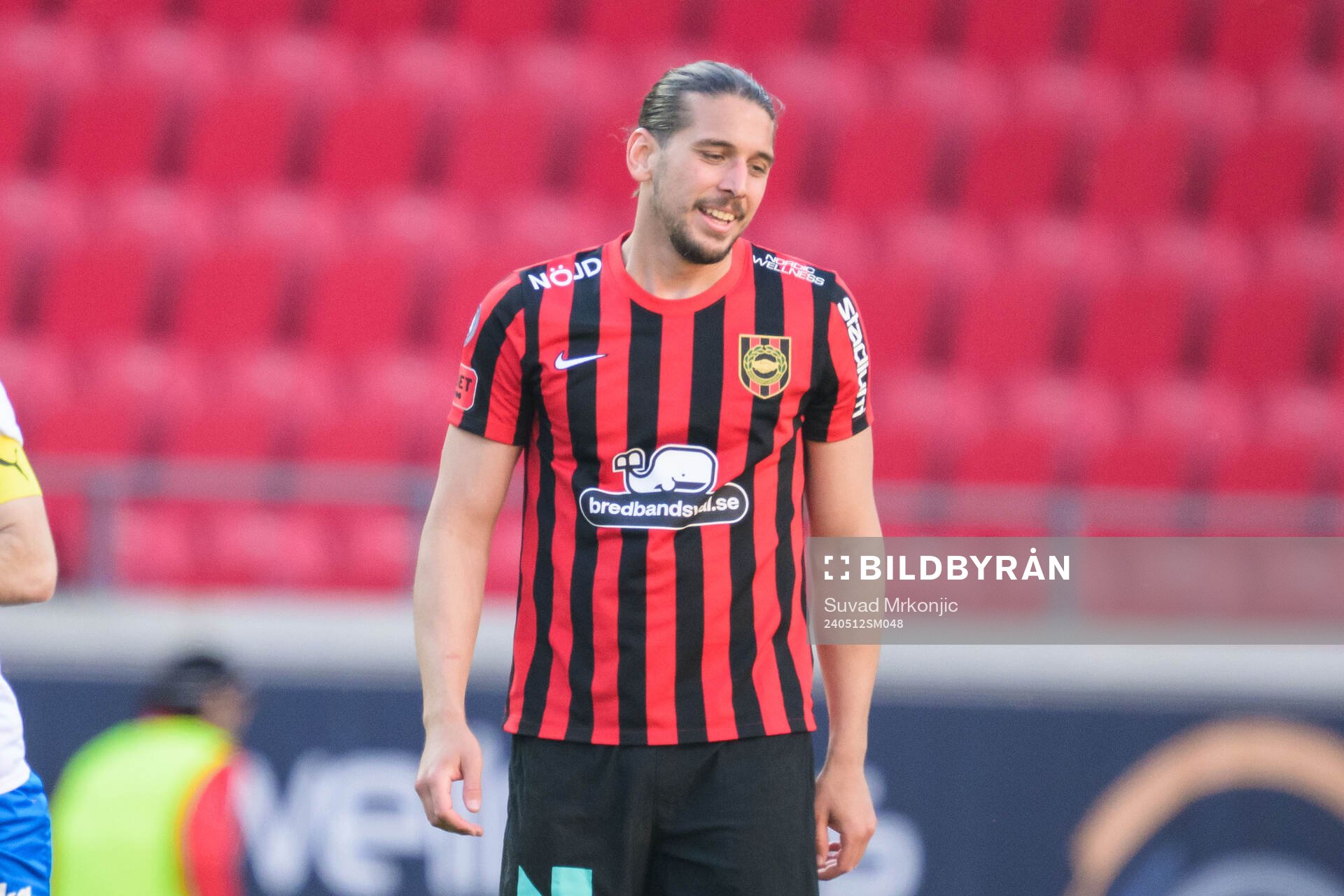 Brommapojkarnas Nikola Vasic deppar
