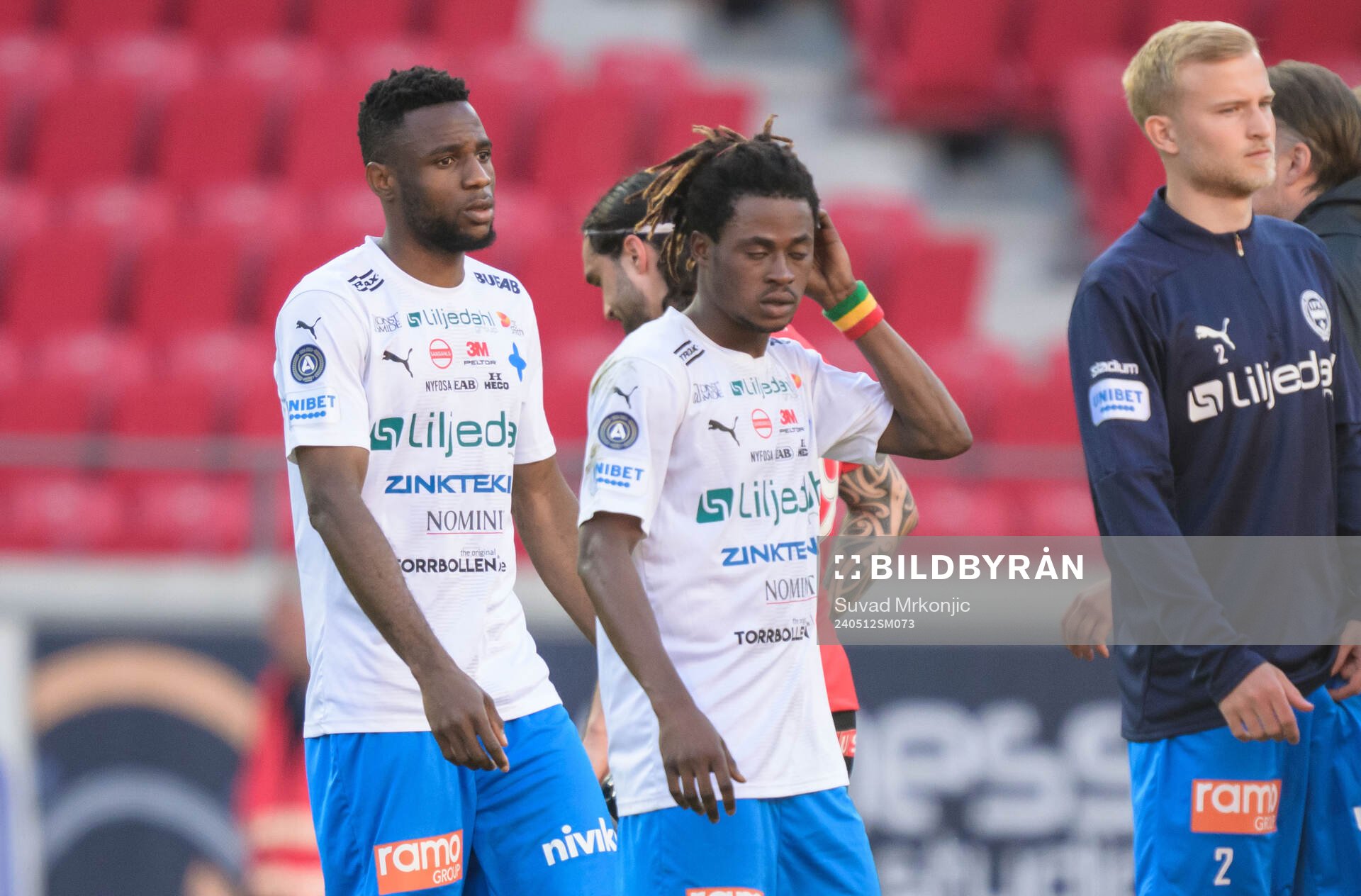 Värnamos Johnbosco Samuel Kalu och Frank Junior Adjei