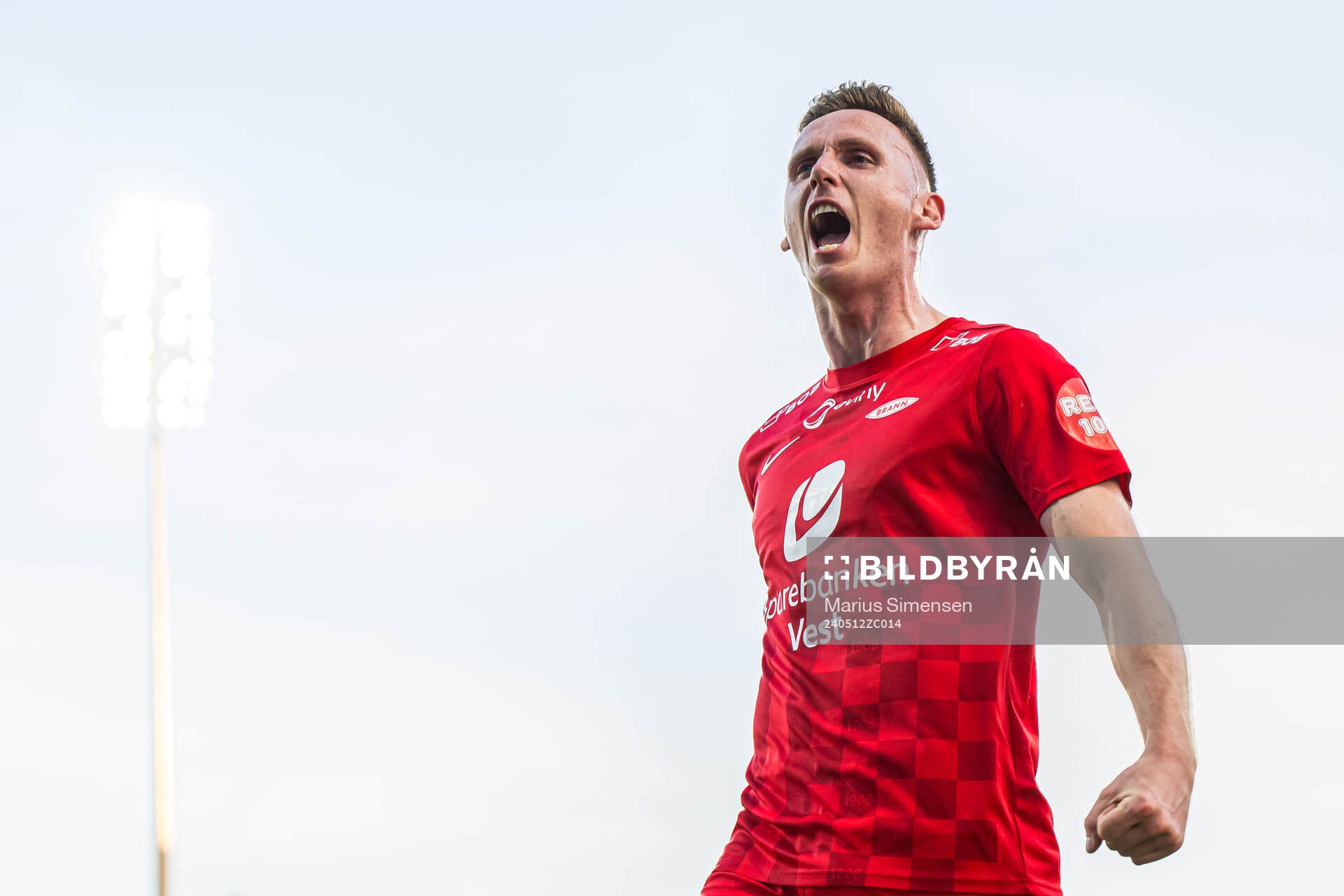 Joachim Soltvedt of Brann celebrates