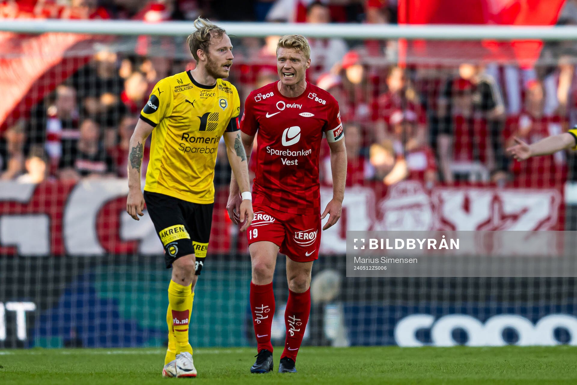 Gjermund Åsen of Lillestrøm and Sivert Heltne Nilsen of