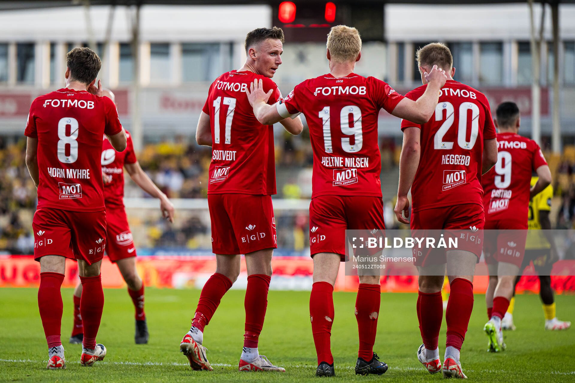 Joachim Soltvedt of Brann celebrates