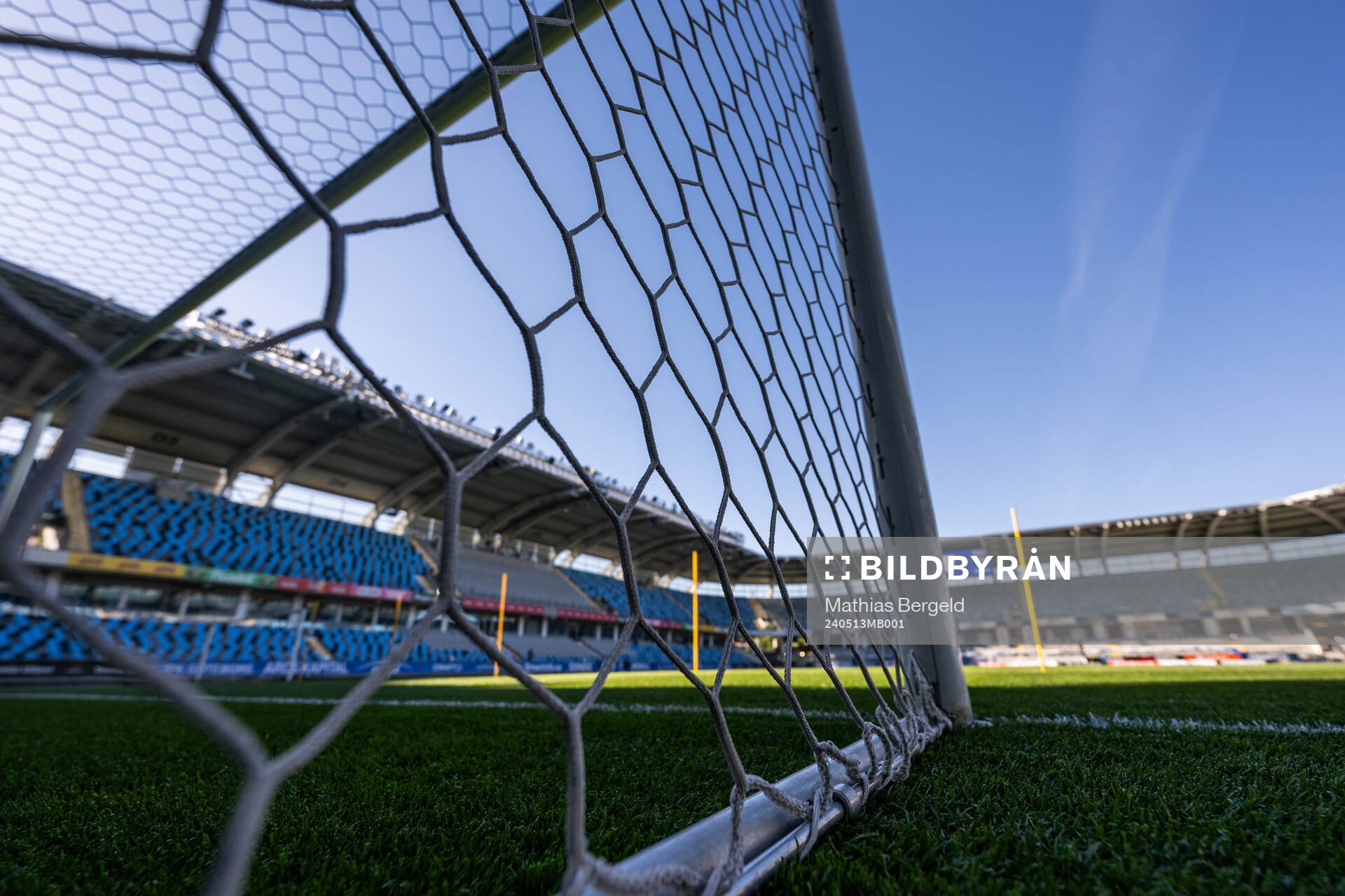 Fotbollsmål på Gamla Ullevi