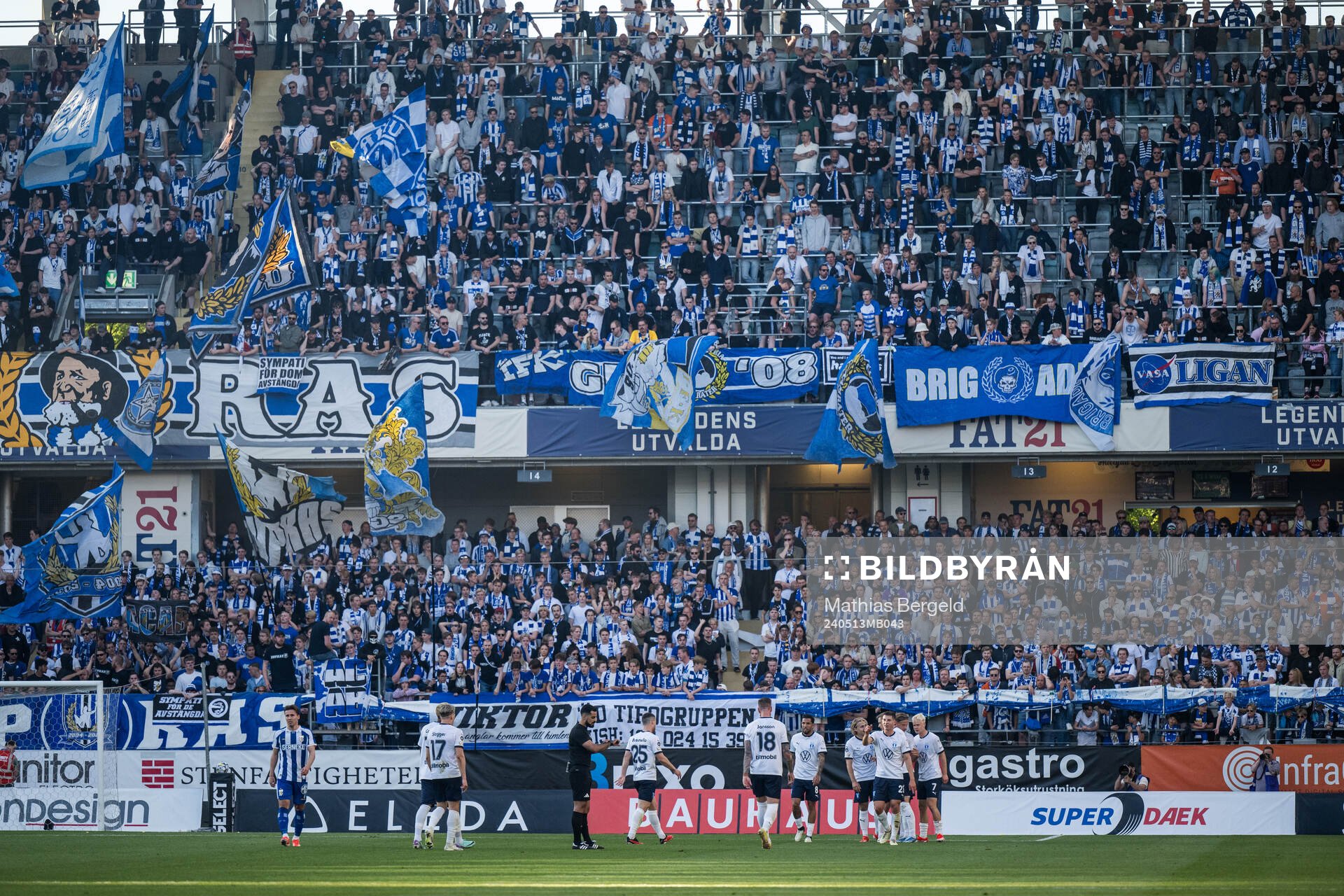 Malmö FFs Søren Rieks jublar med lagkamrater