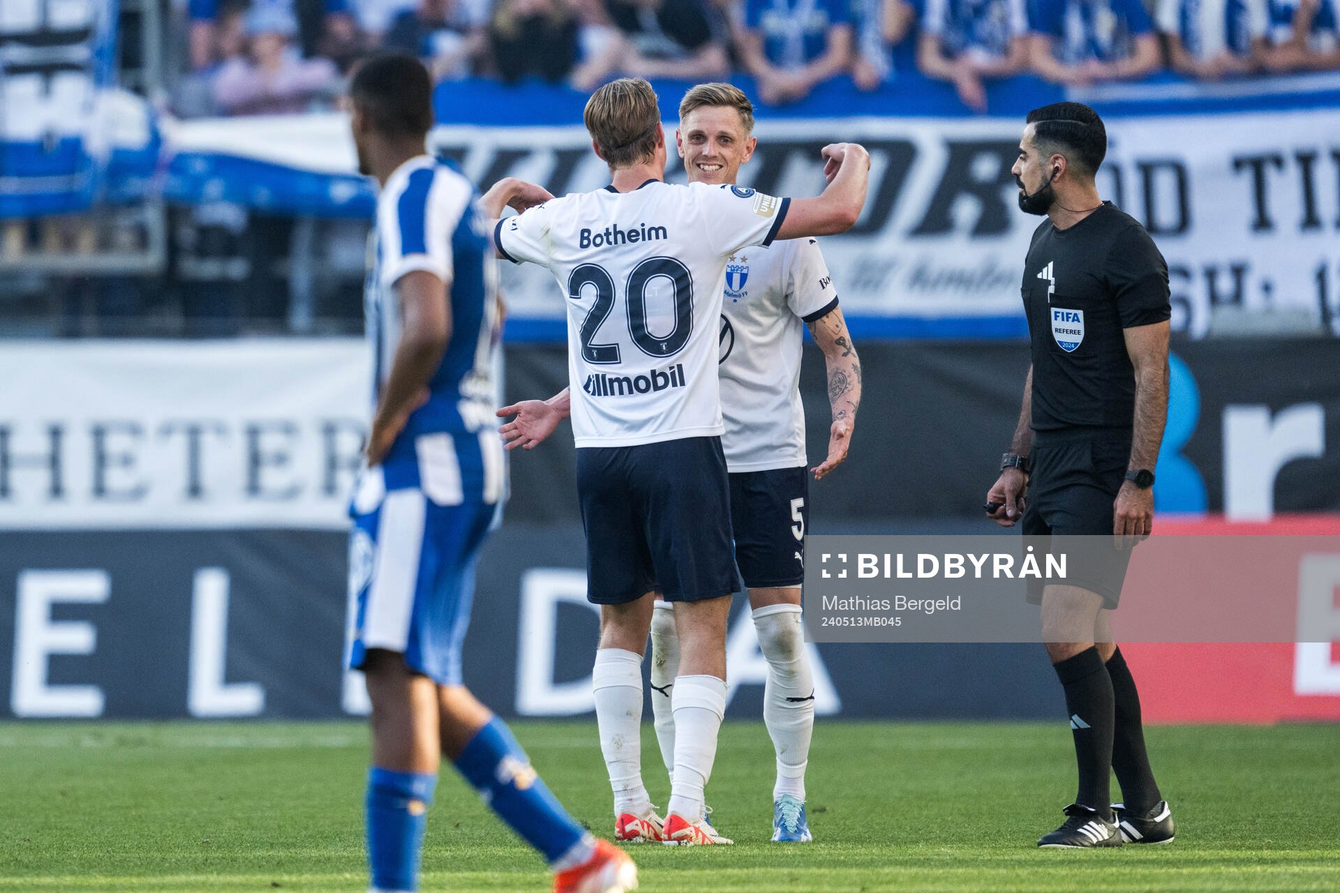 Malmö FFs Erik Botheim och Søren Rieks jublar