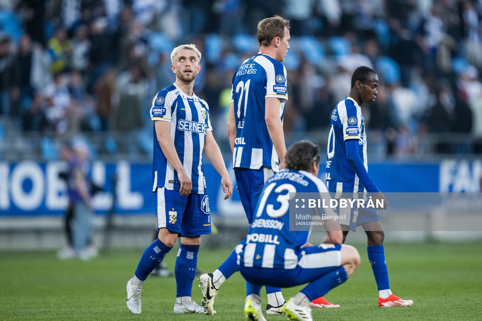 IFK Göteborgs Andreas Pyndt, Adam Carlén, Gustav Svensson