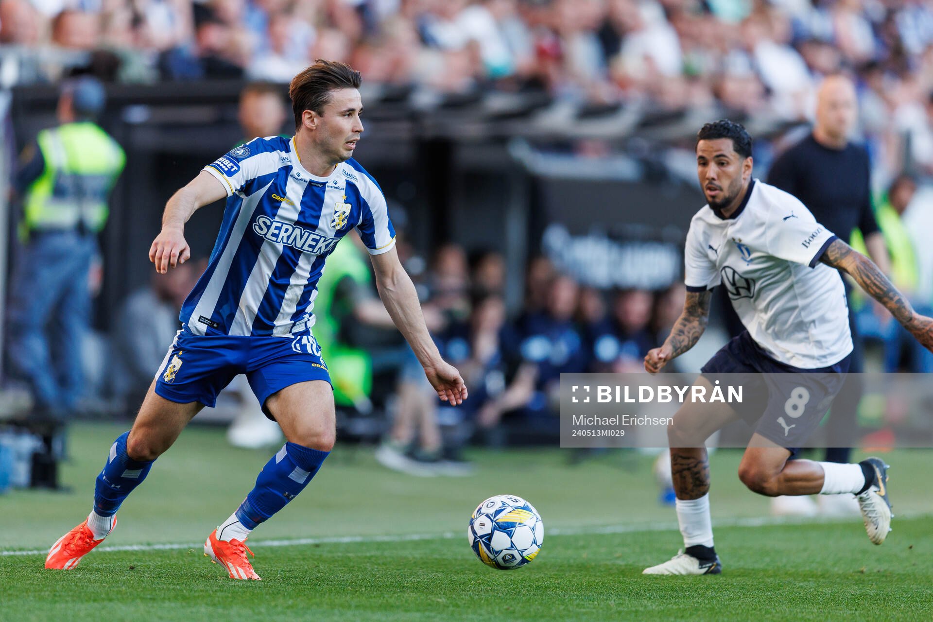 IFK Göteborgs Anders Trondsen och Malmö FFs Sergio Pena
