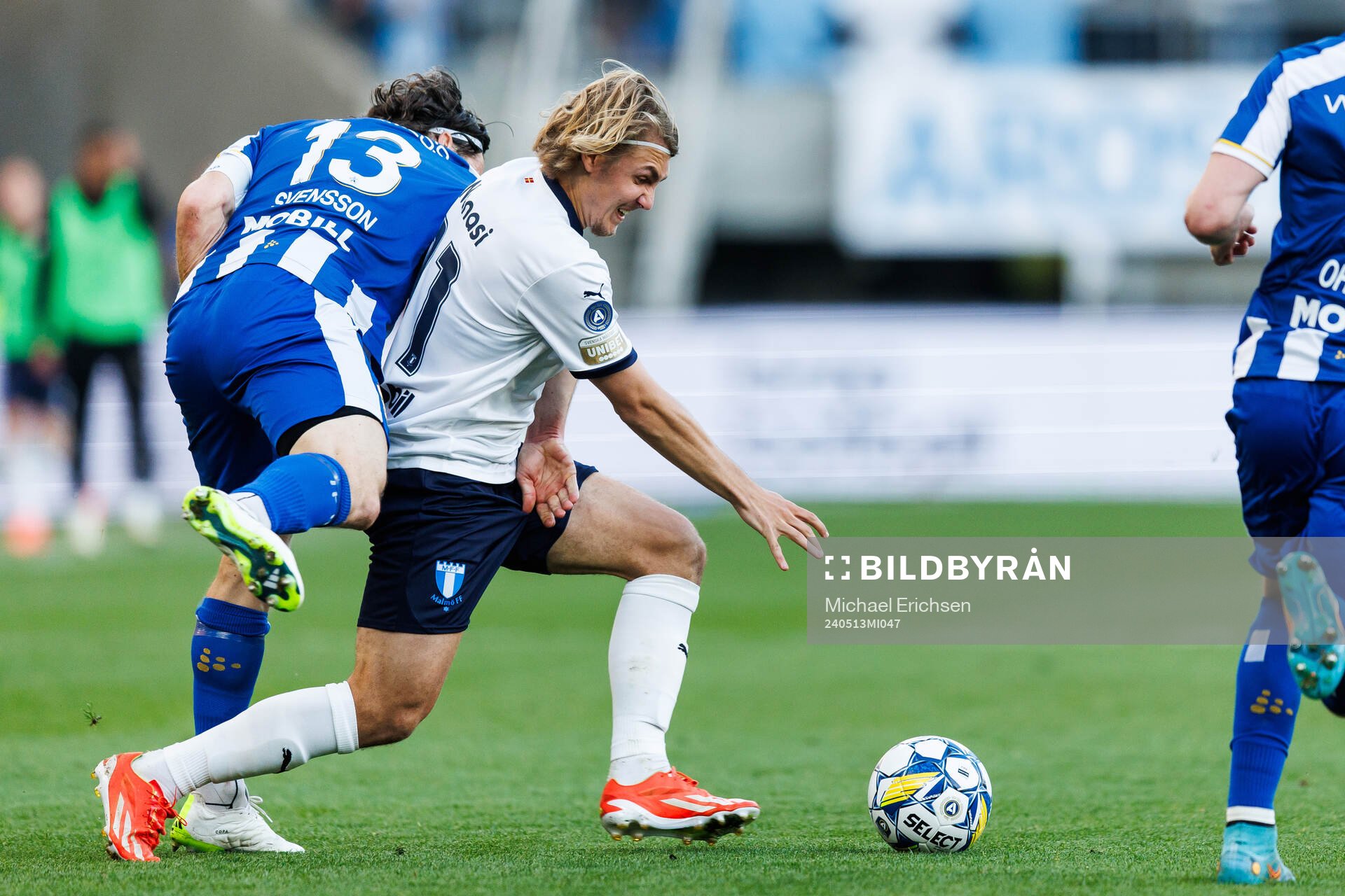 IFK Göteborgs Gustav Svensson och Malmö FFs Sebastian