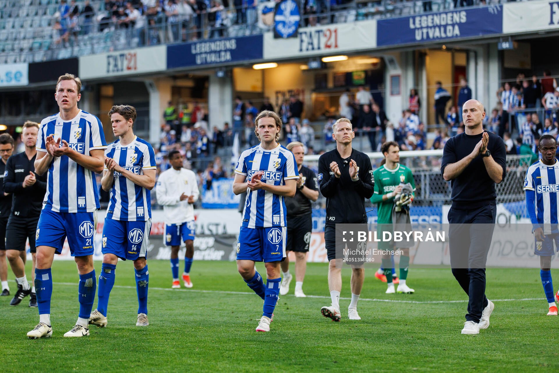 IFK Göteborgs spelare deppar