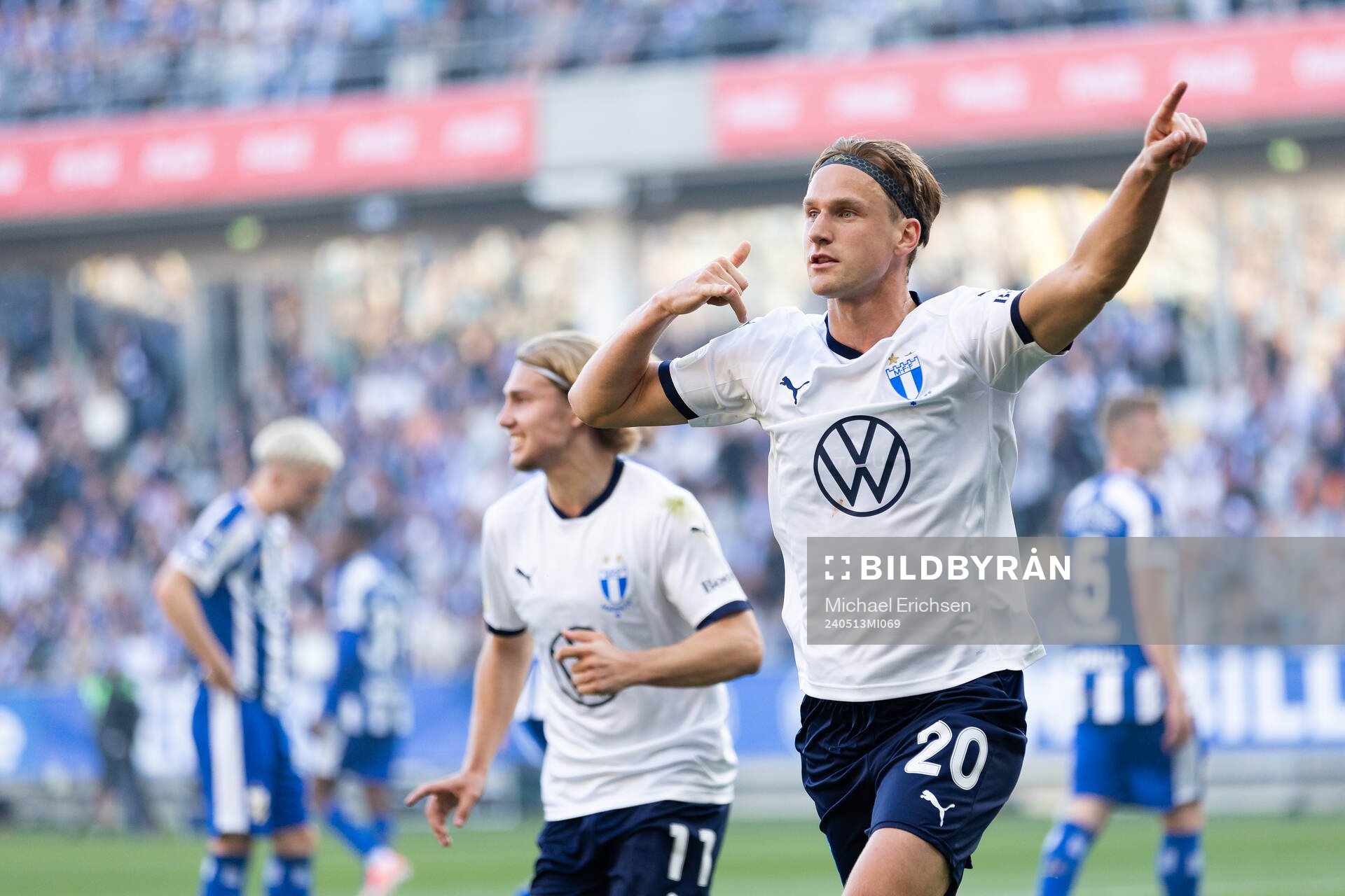 Malmö FFs Erik Botheim jublar