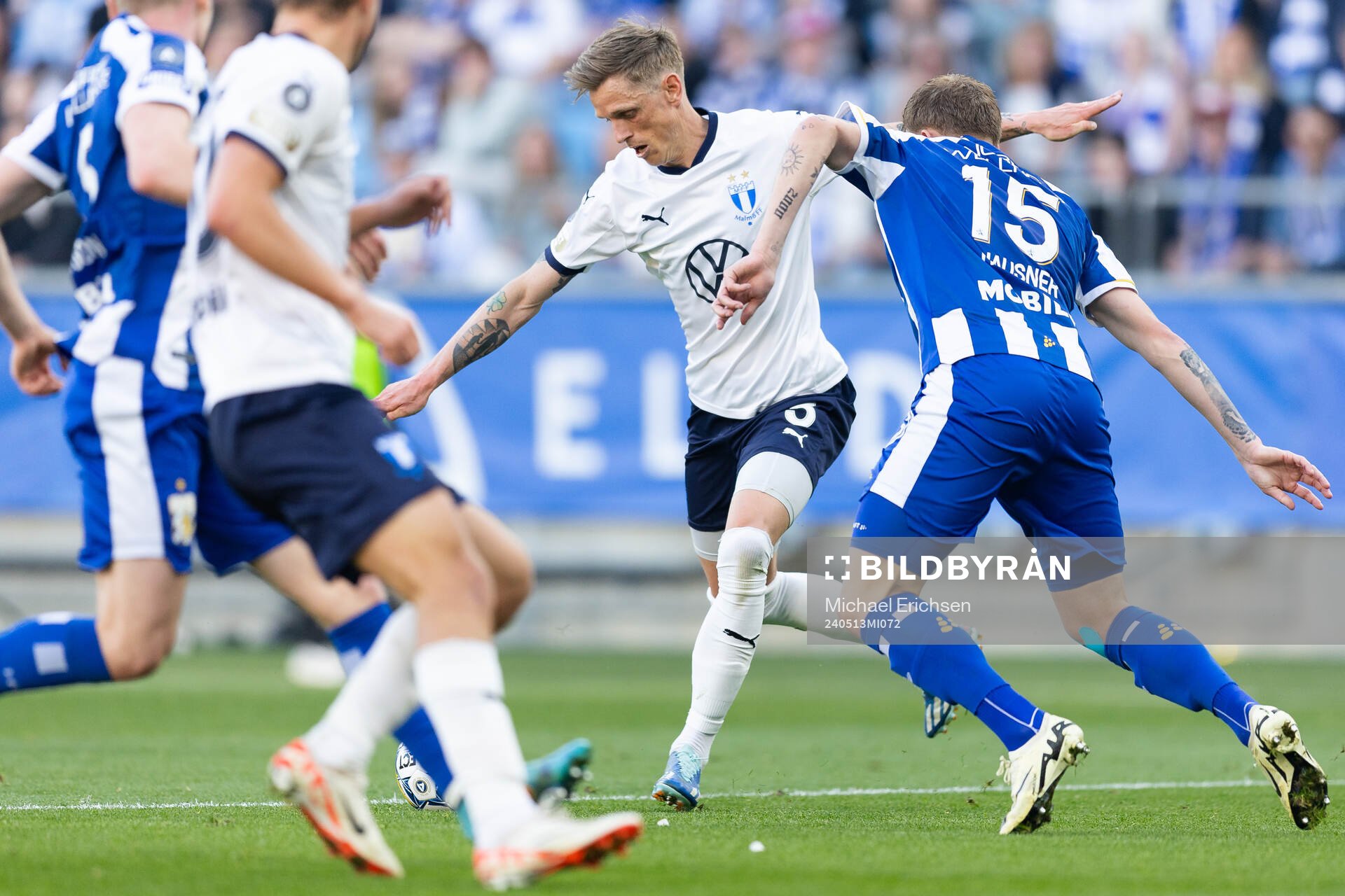Malmö FFs Søren Rieks skjuter 0-2