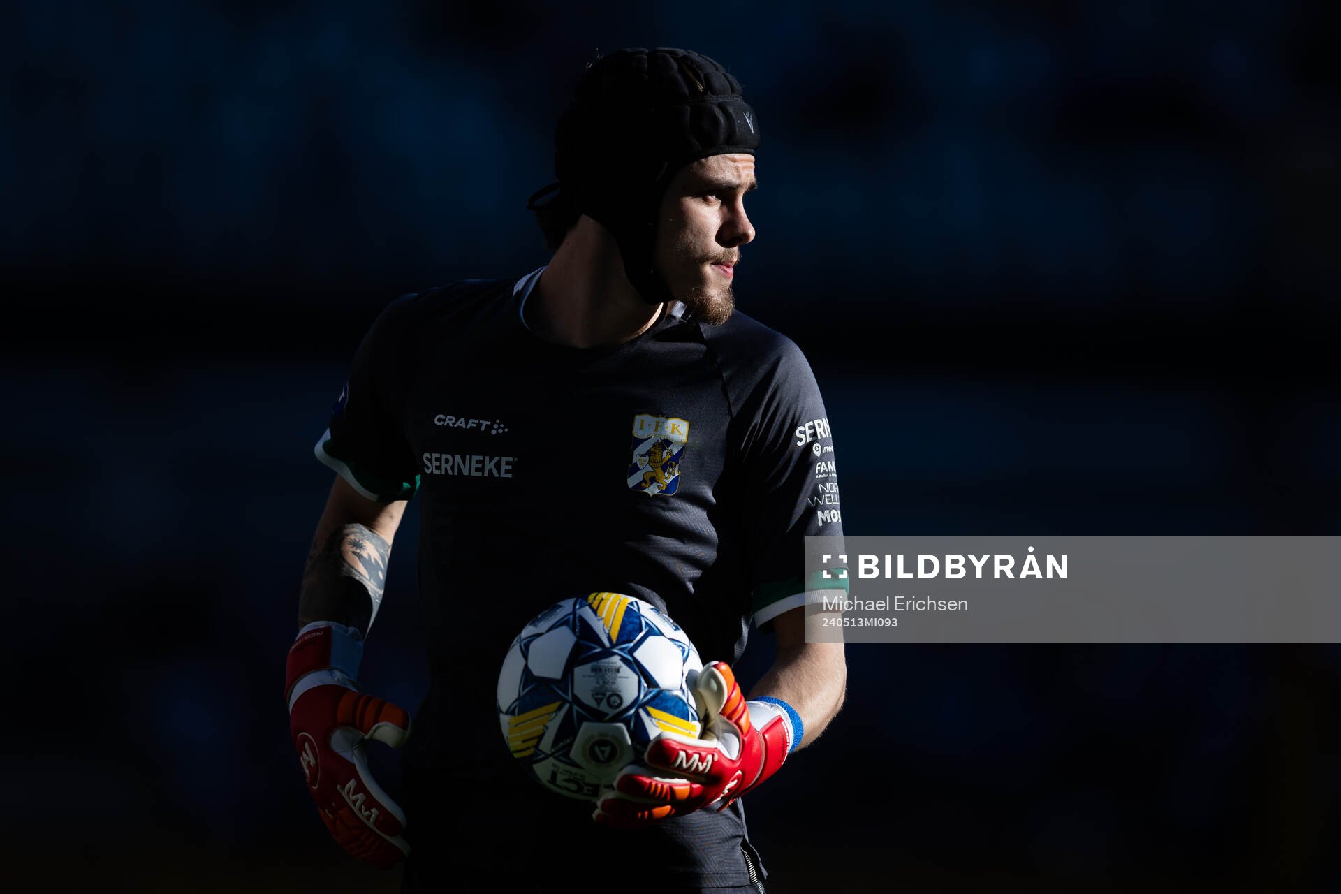 IFK Göteborgs målvakt Adam Benediktsson innan