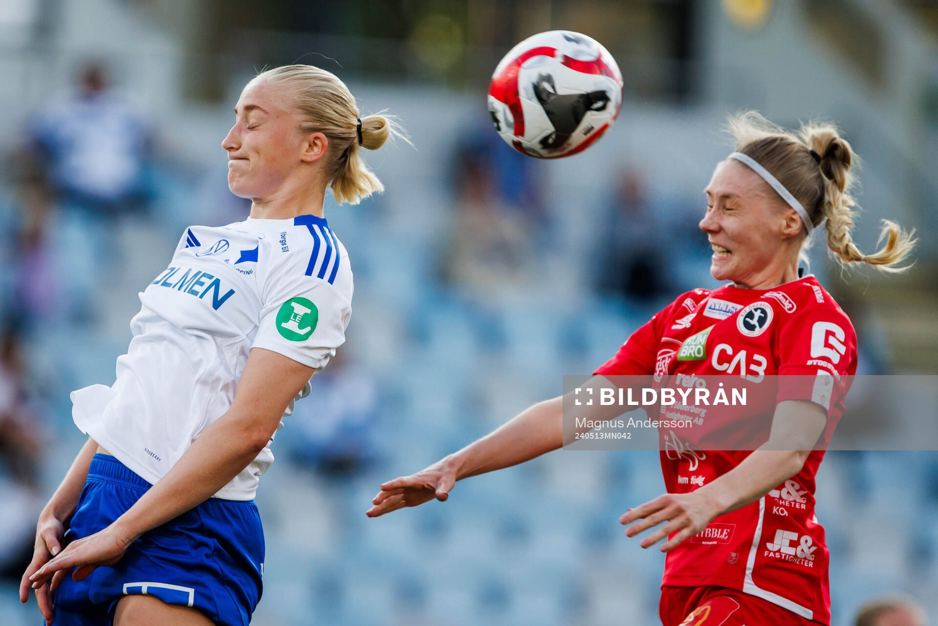 IFK Norrköpings Wilma Leidhammar och KIF Örebros Sanni