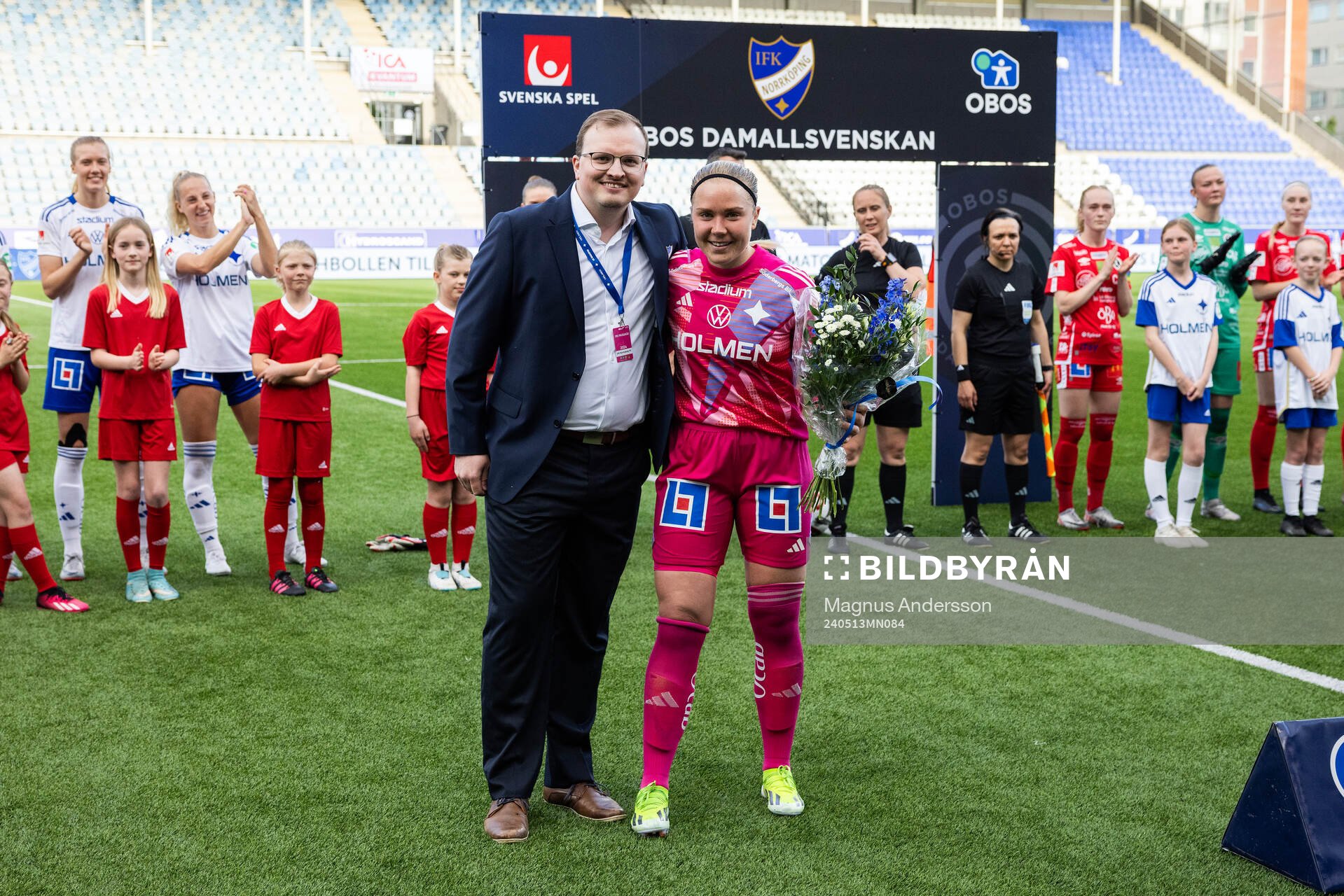 IFK Norrköpings målvakt Sofia Hjern uppmärksammas för