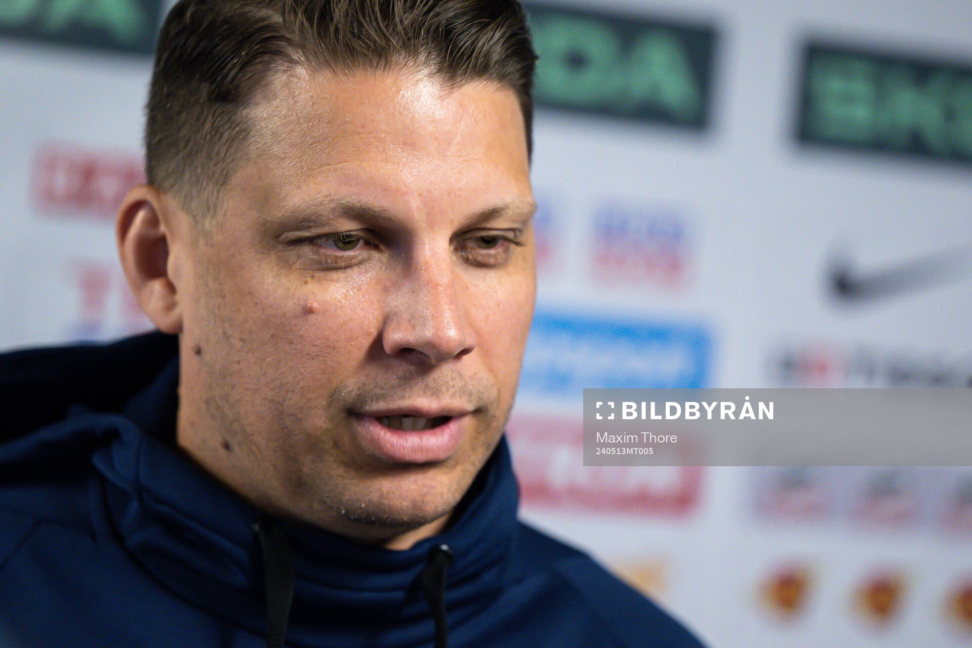 Assistant coach Josef Boumedienne of Sweden