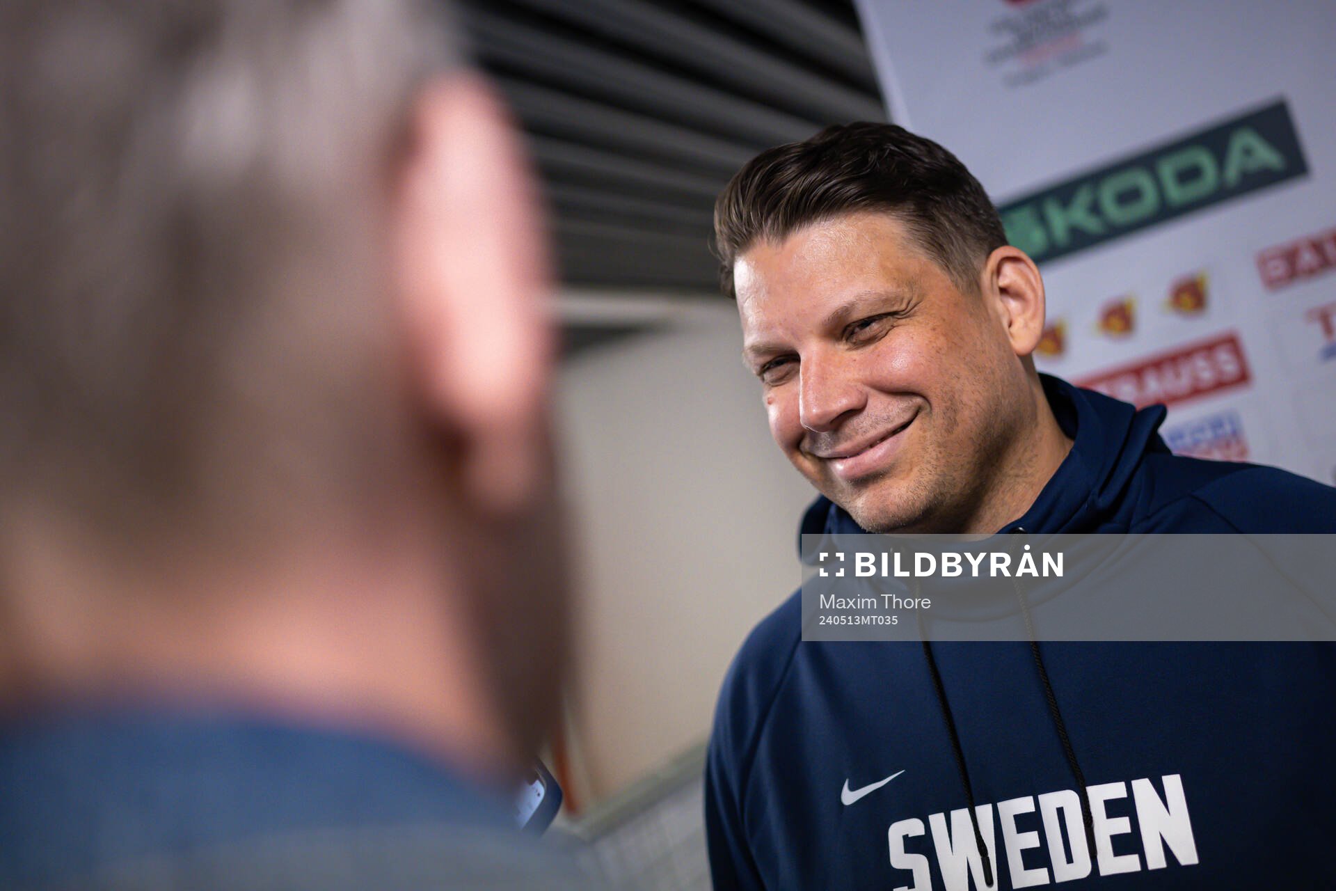 Assistant coach Josef Boumedienne of Sweden
