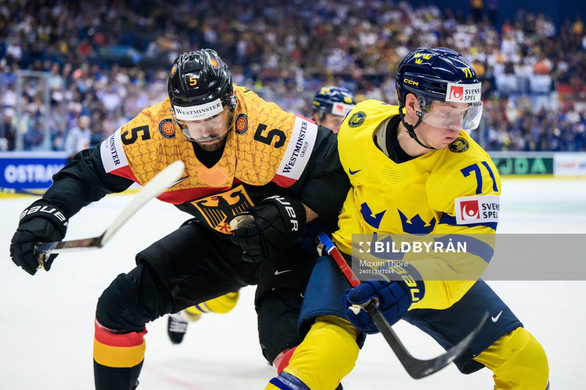 Tobias Fohrler of Germany and Victor Olofsson of Sweden