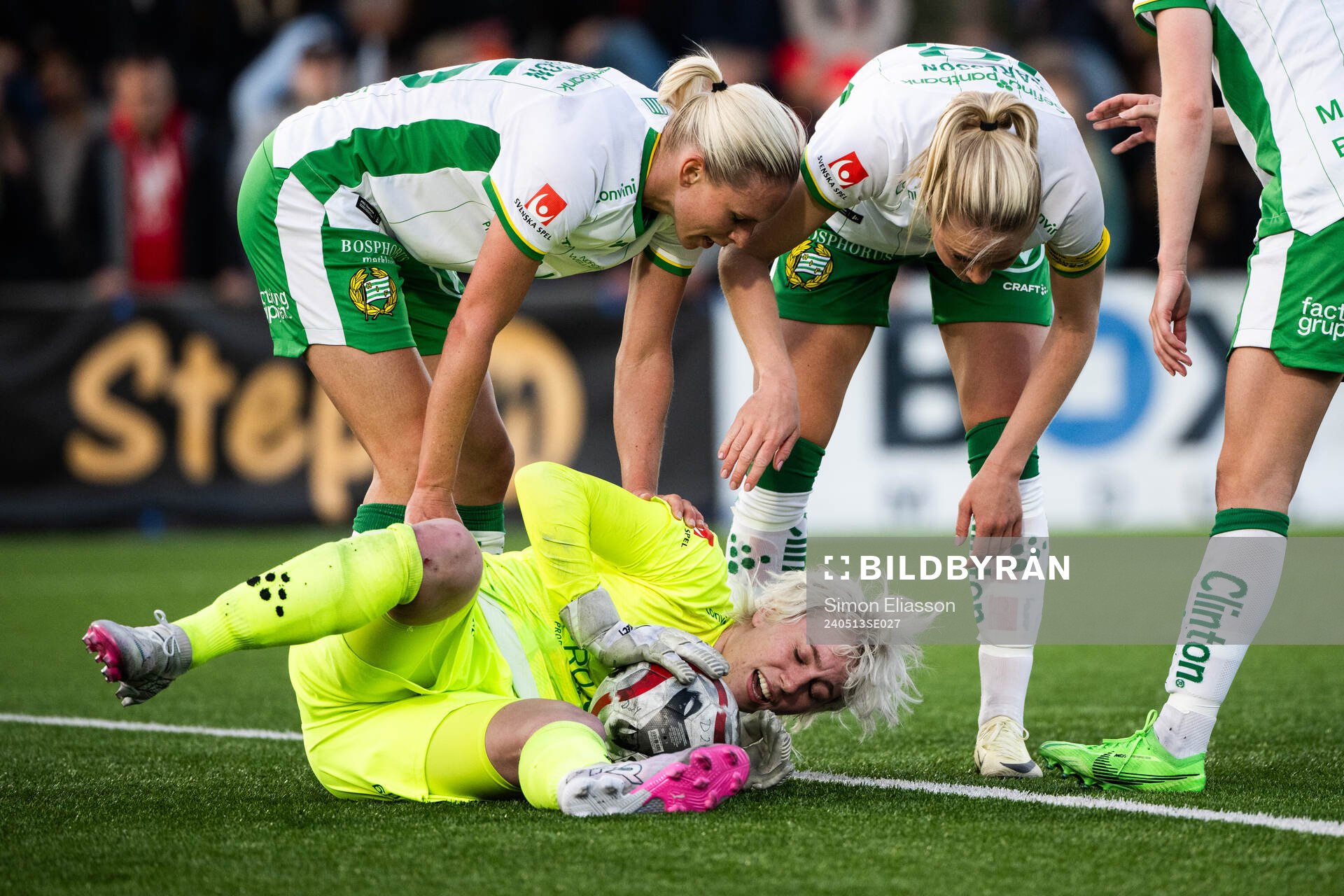 Hammarbys målvakt Moa Edrud
