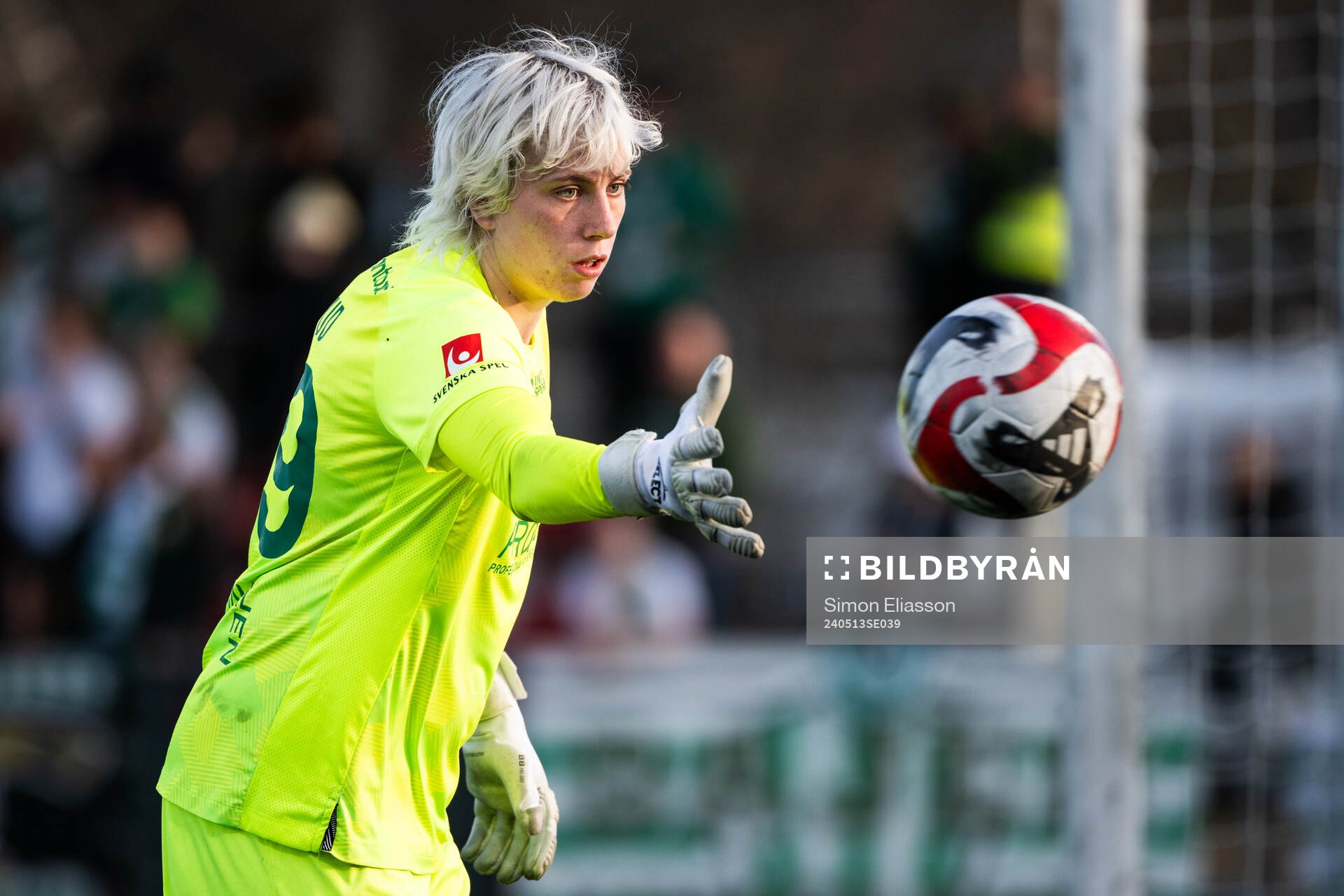 Hammarbys målvakt Moa Edrud