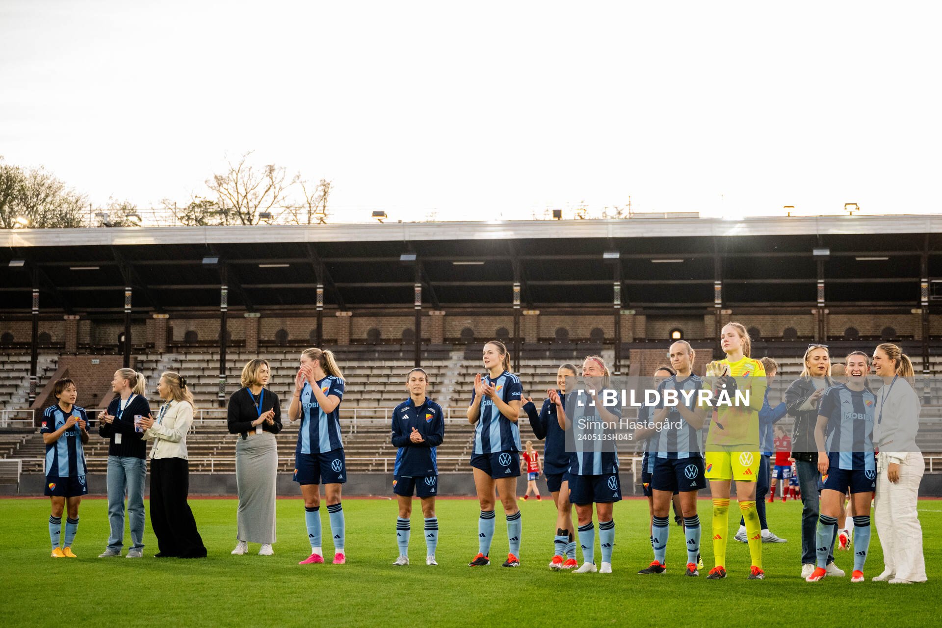 Djurgårdens spelare jublar