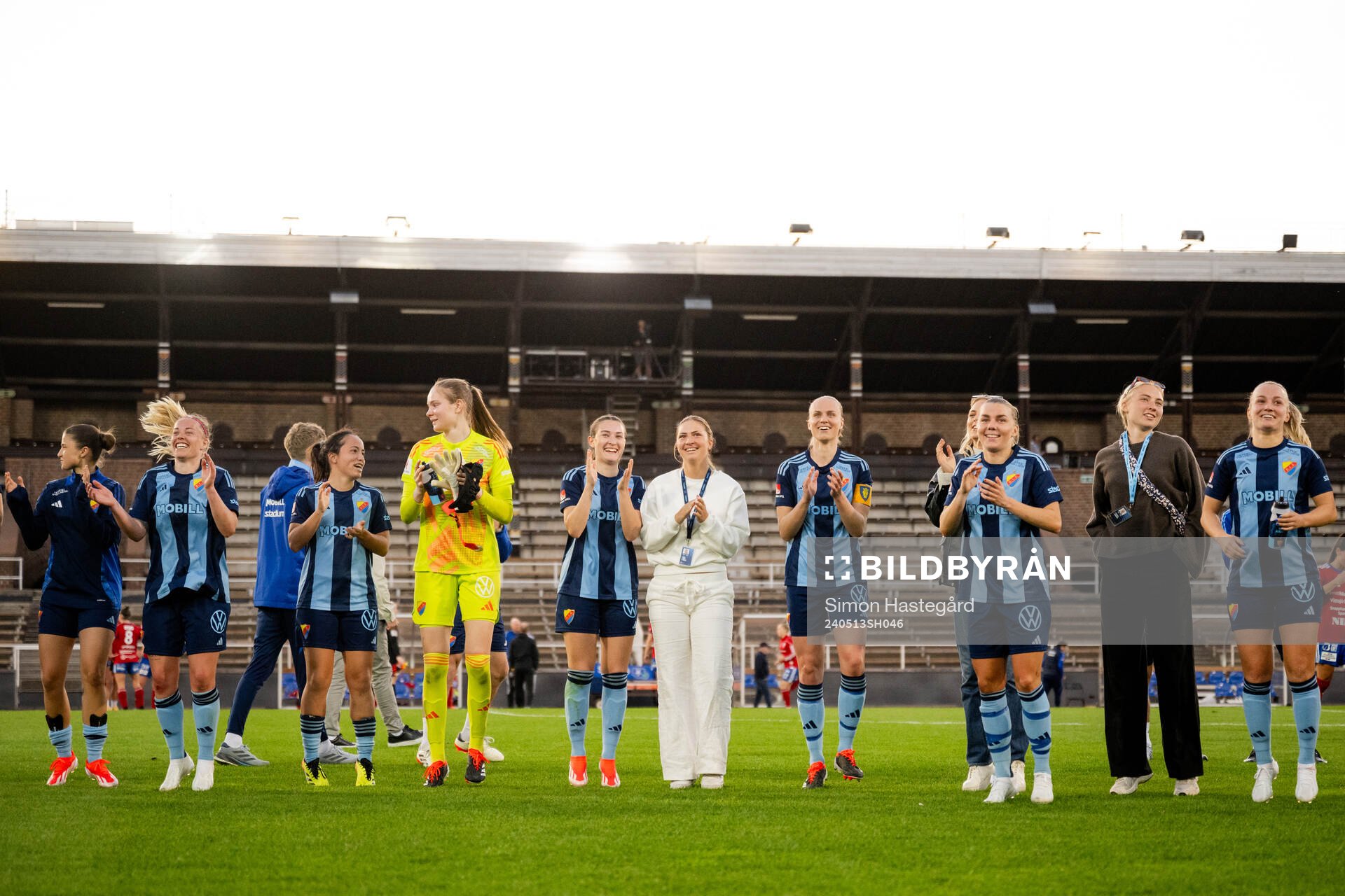 Djurgårdens spelare jublar