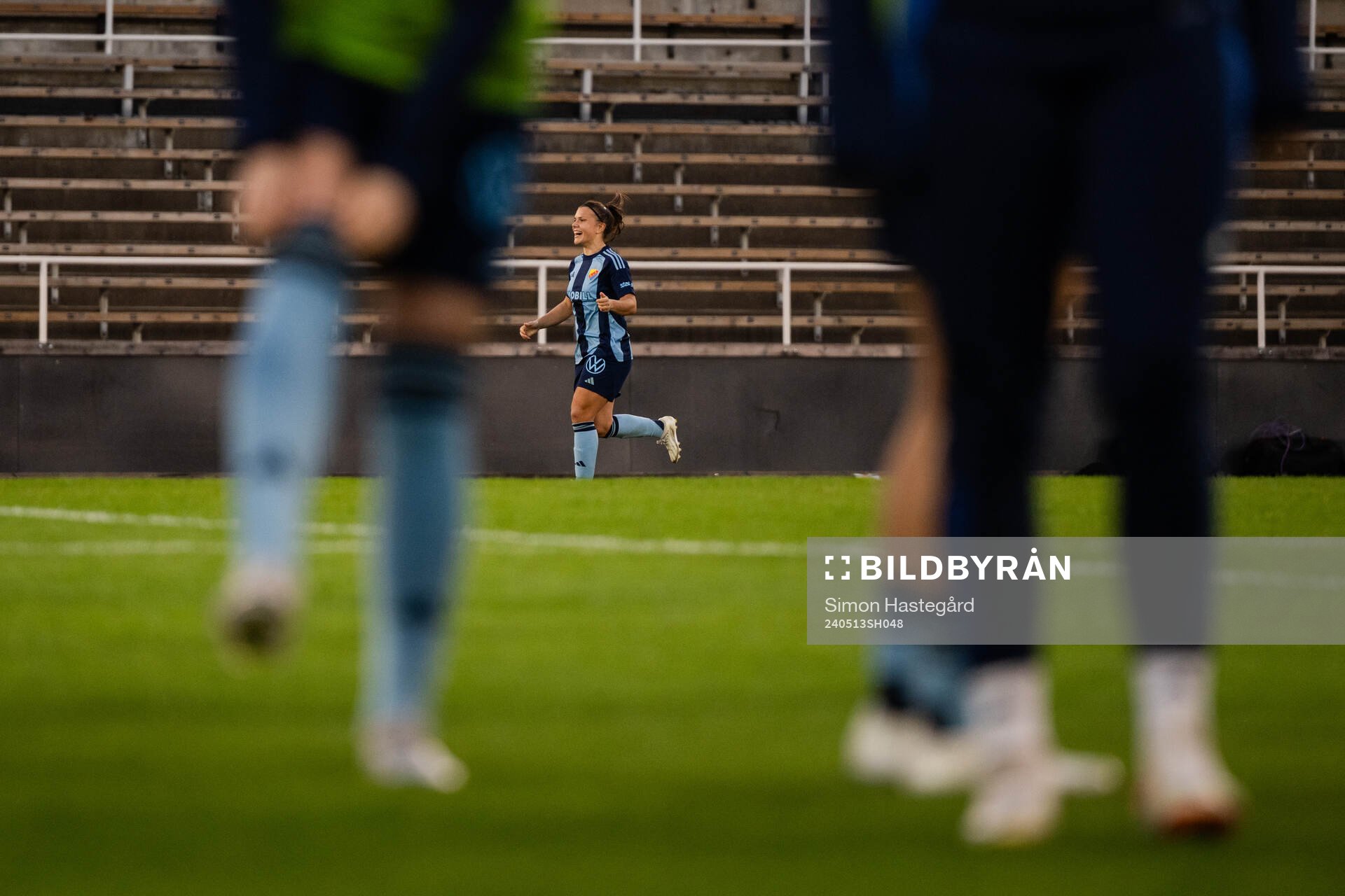 Djurgårdens Alexsandra Lobanova jublar