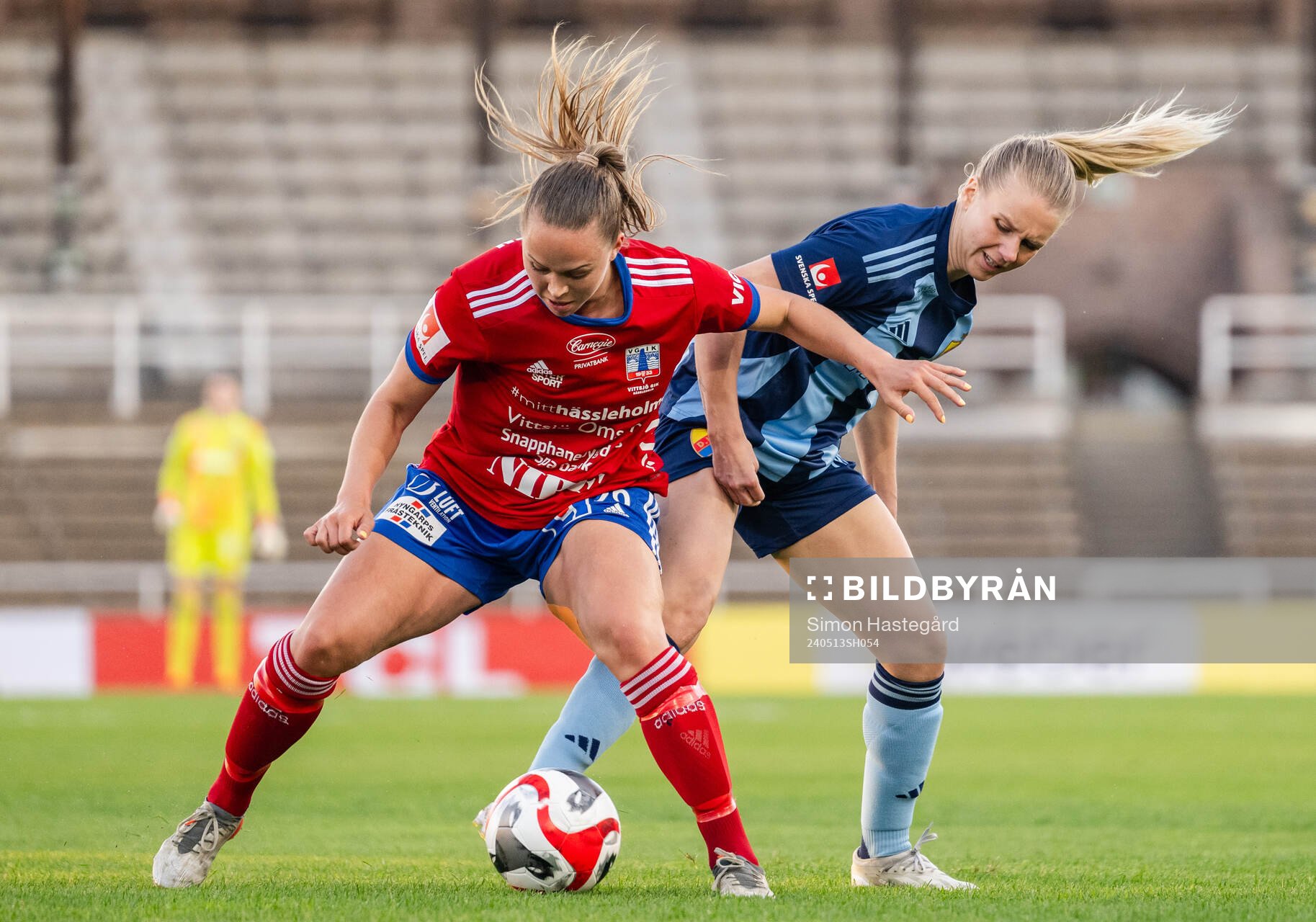 Vittsjös Hanna Ekengren och Djurgårdens Nellie Lilja
