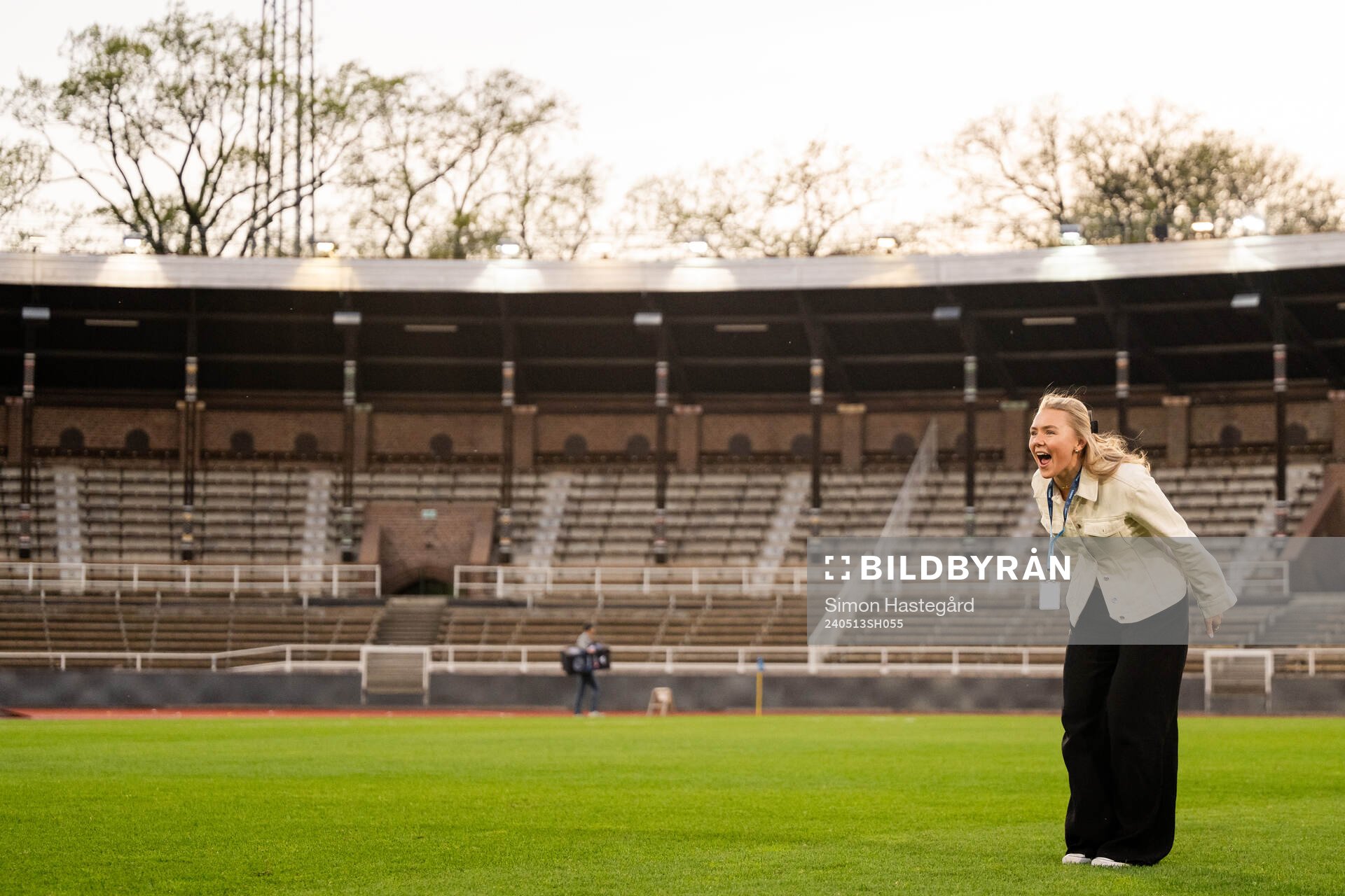 Djurgårdens Louise Hvarfner jublar