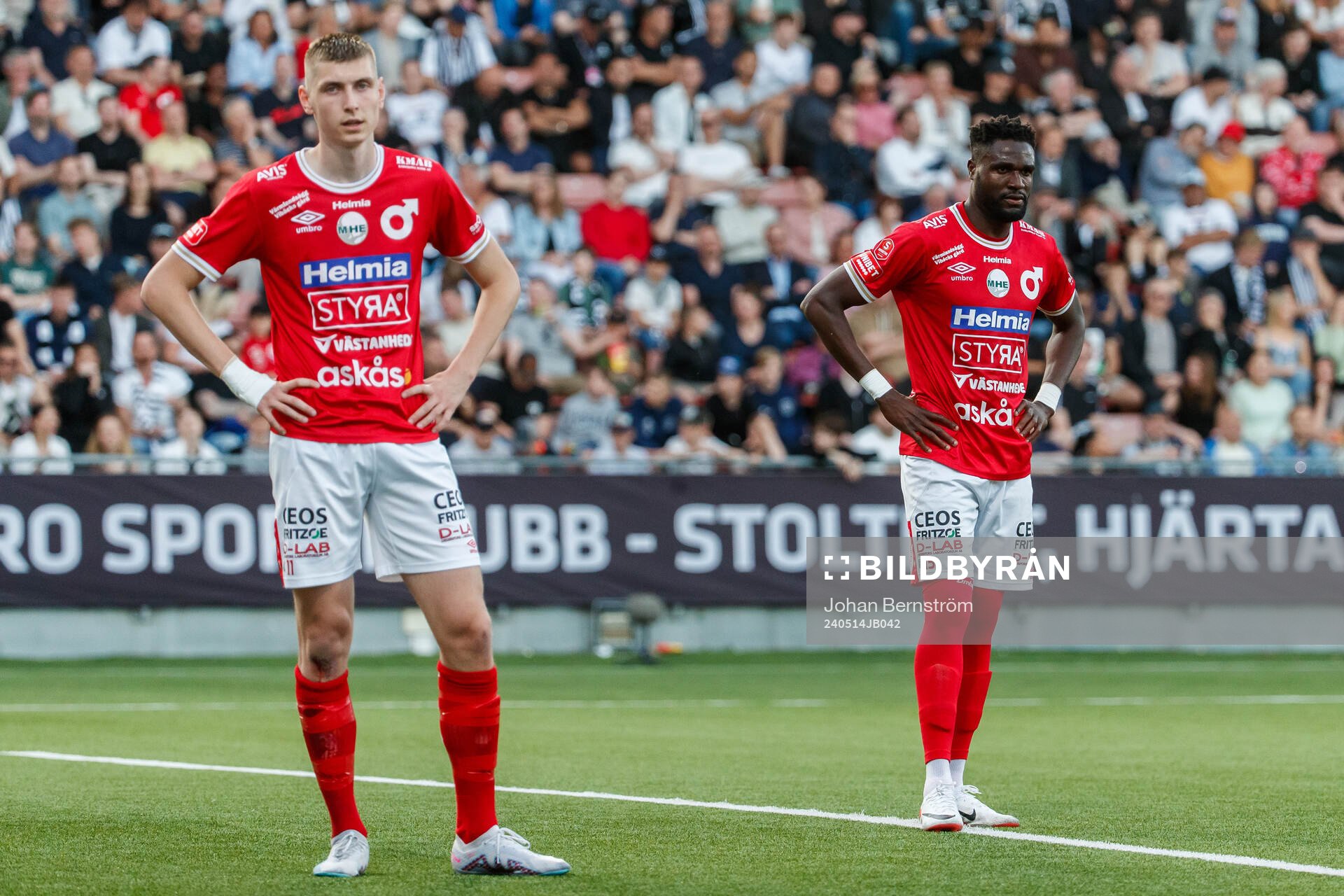 Degerfors Adi Fisic och Nasiru Moro deppar