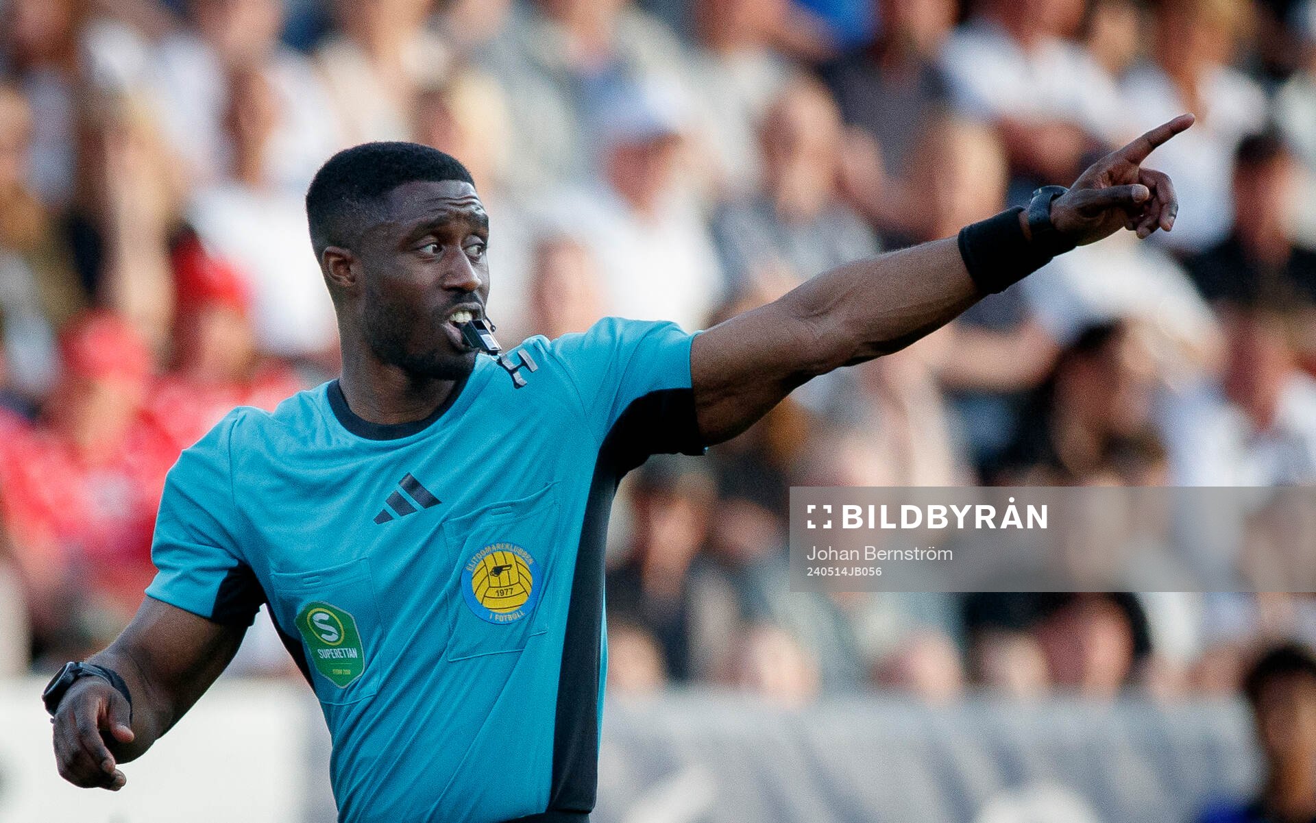 Domaren Fredrik Oppong