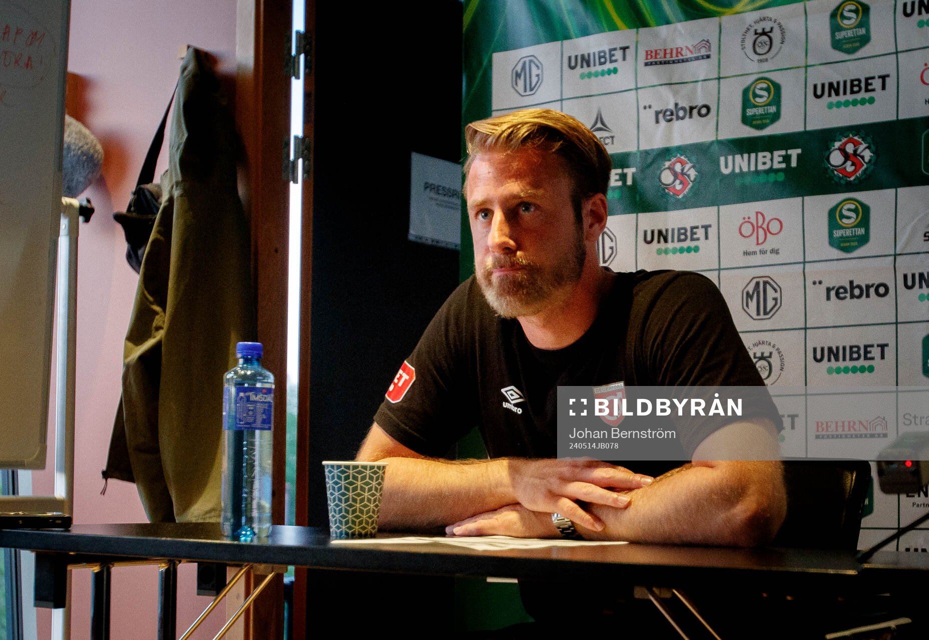 Degerfors tränare William Lundin