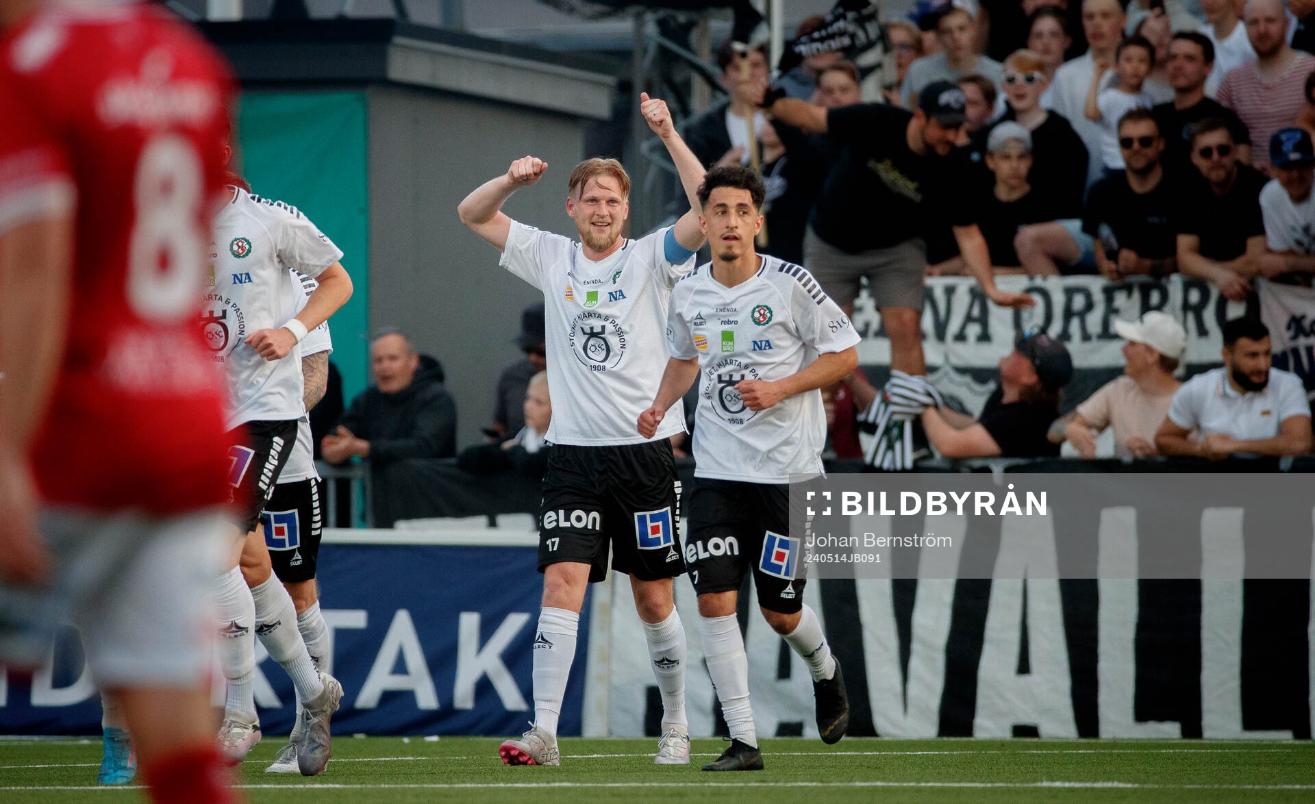 Örebros Karl Holmberg jublar