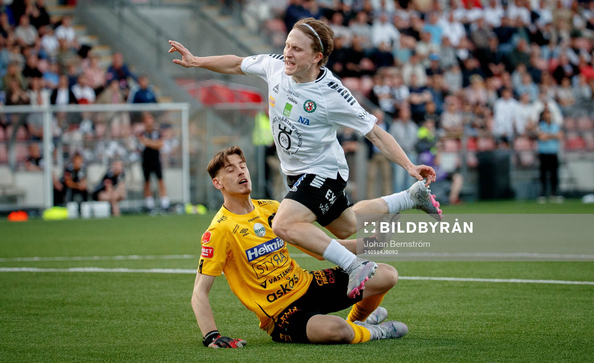 Degerfors Wille Jakobsson och Örebros Victor Backman