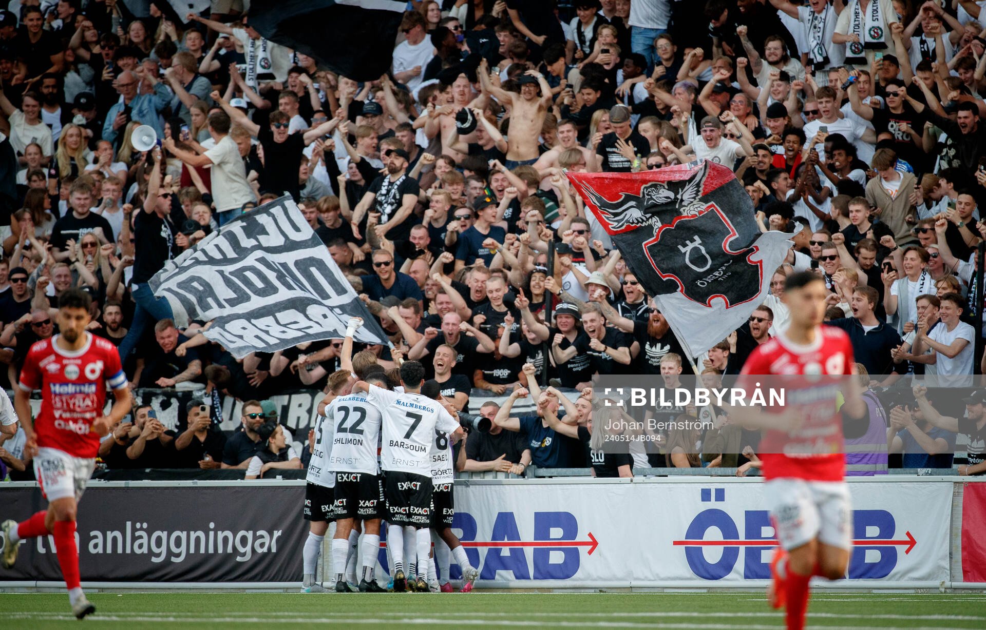 Örebros Karl Holmberg jublar