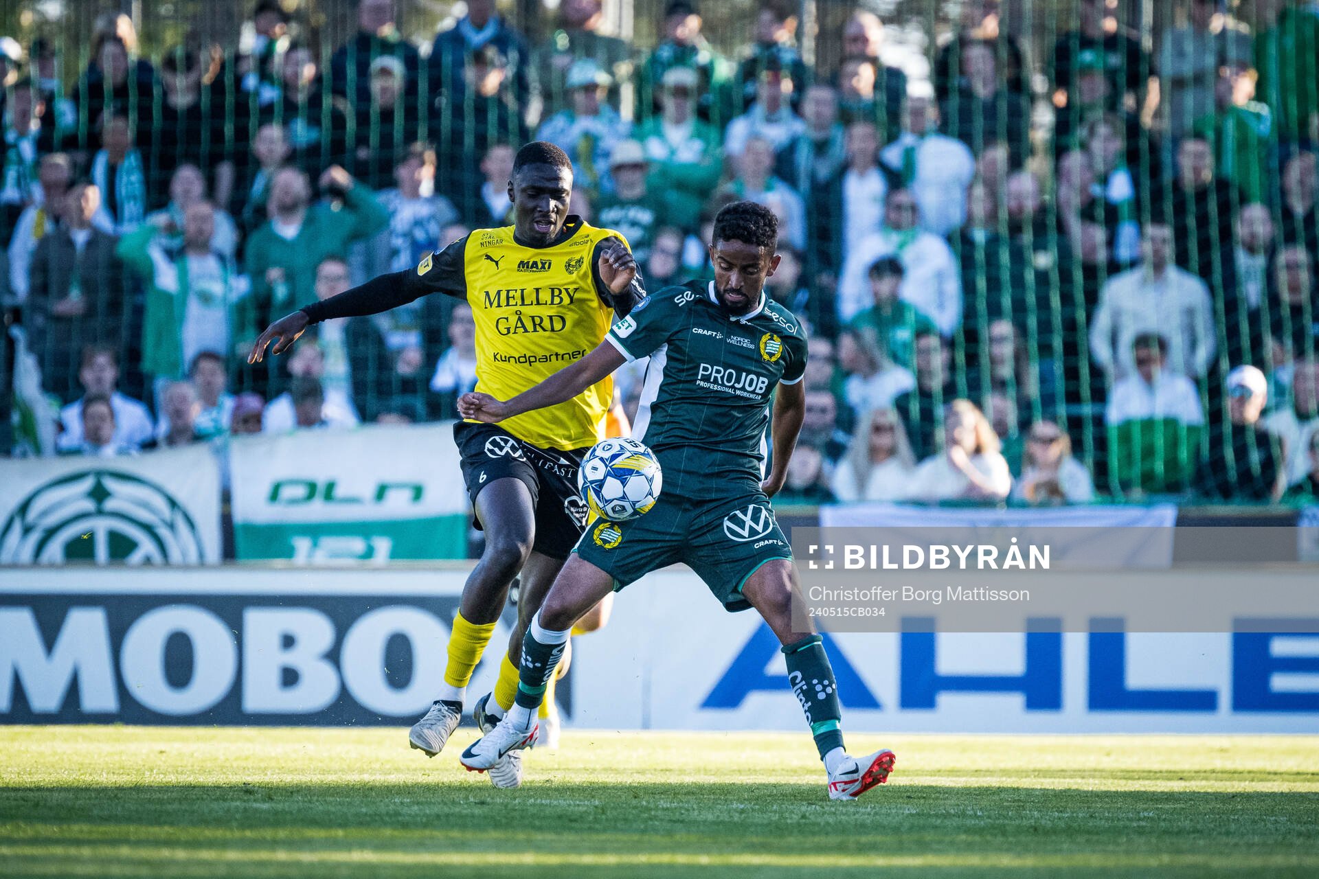 Mjällbys Seedy Imam Jagne och Hammarbys Tesfaldet Tekie