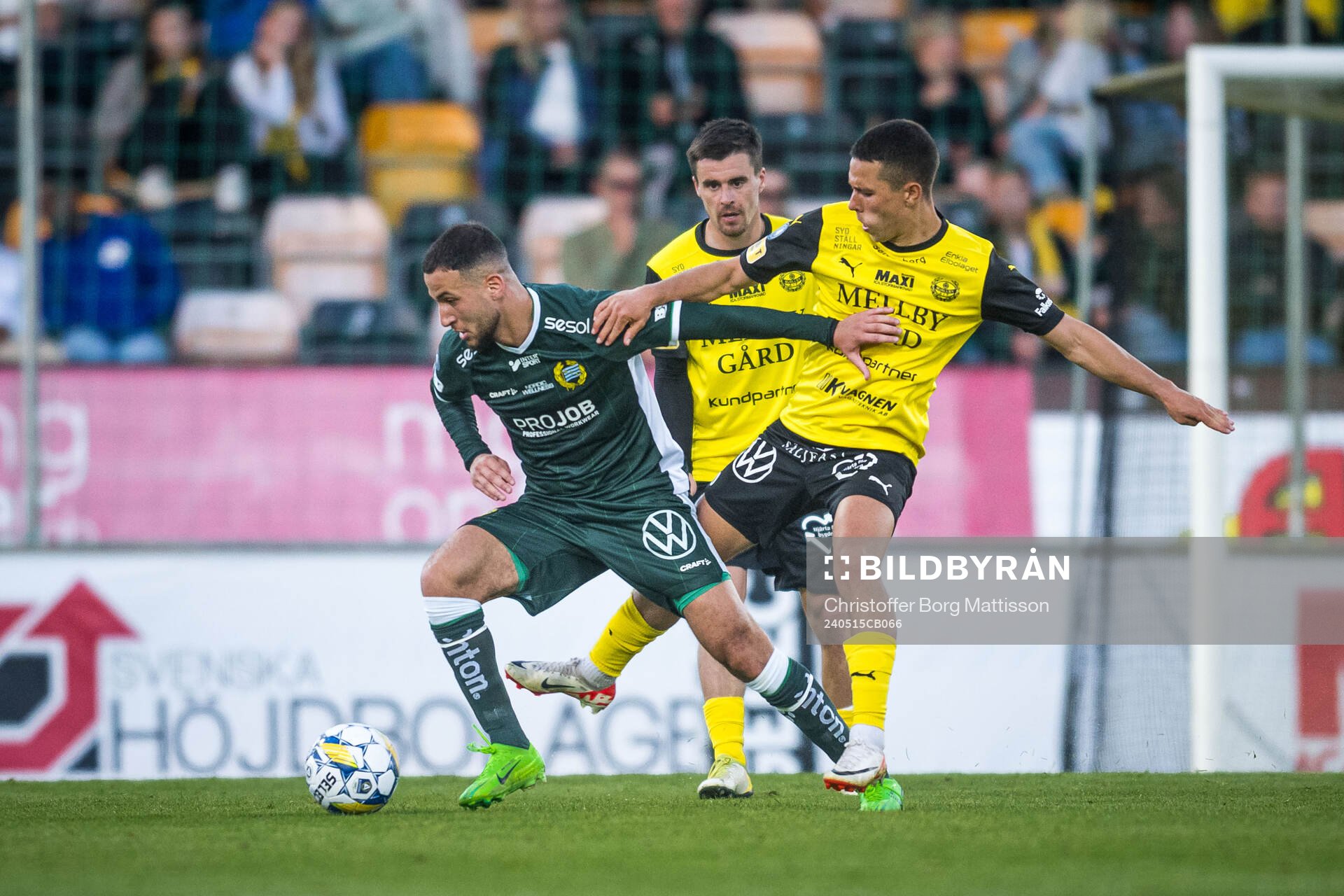 Hammarbys Abdelrahman Boudah Saidi och Mjällbys Nicklas