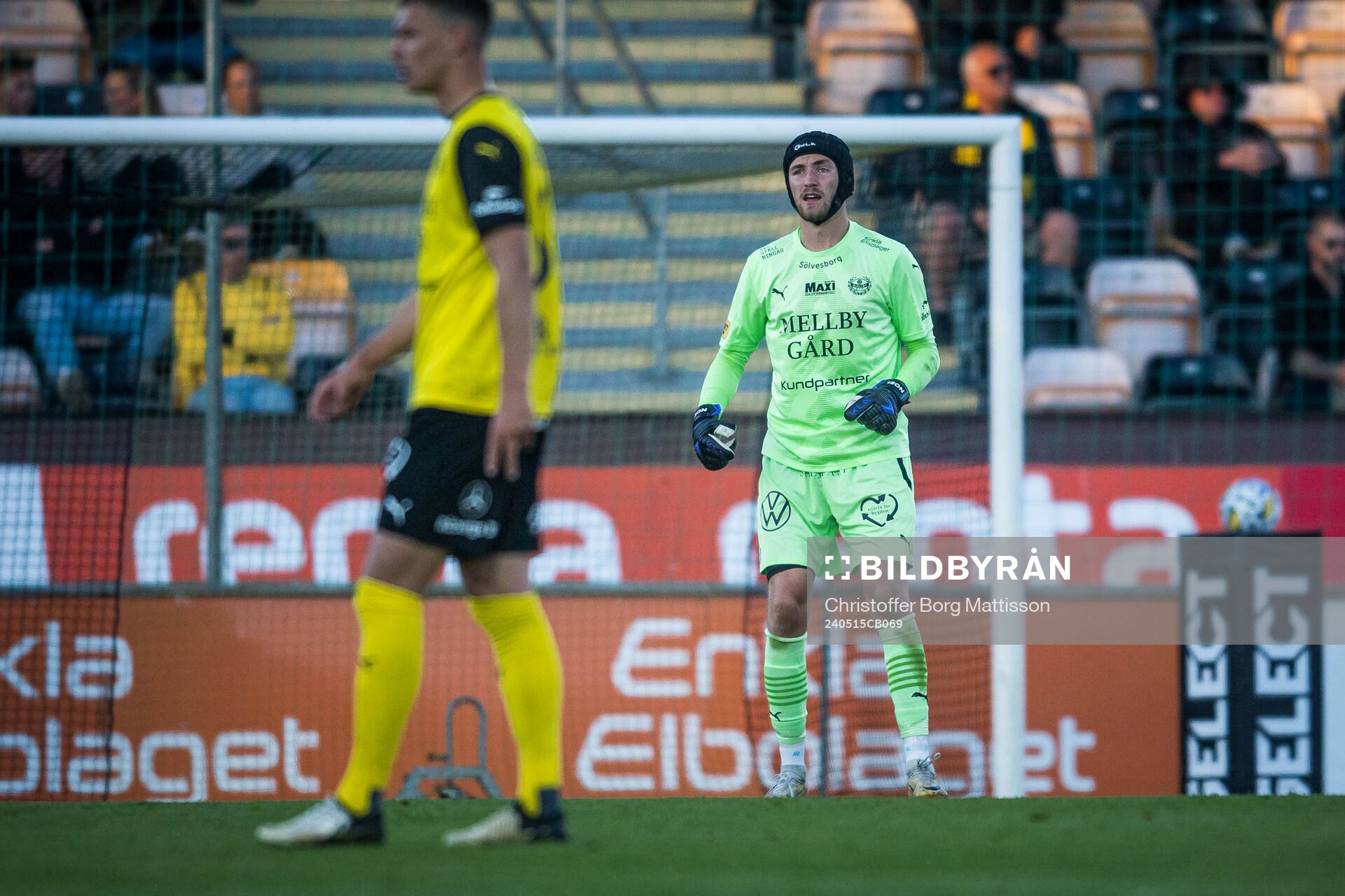 Mjällbys målvakt Noel Törnqvist