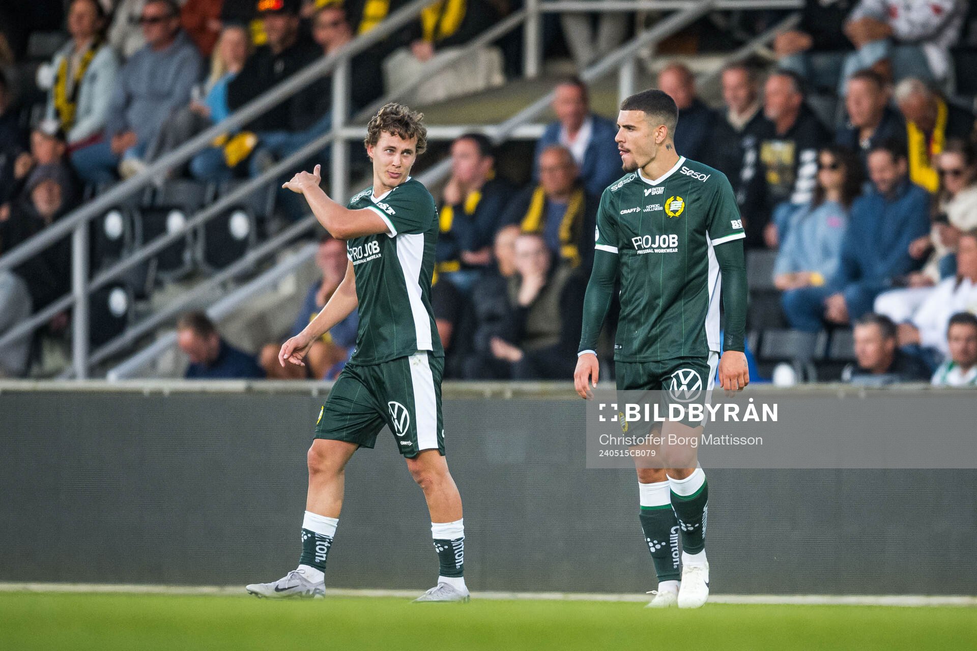 Hammarbys Hampus Skoglund och Edvin Kurtulus deppar