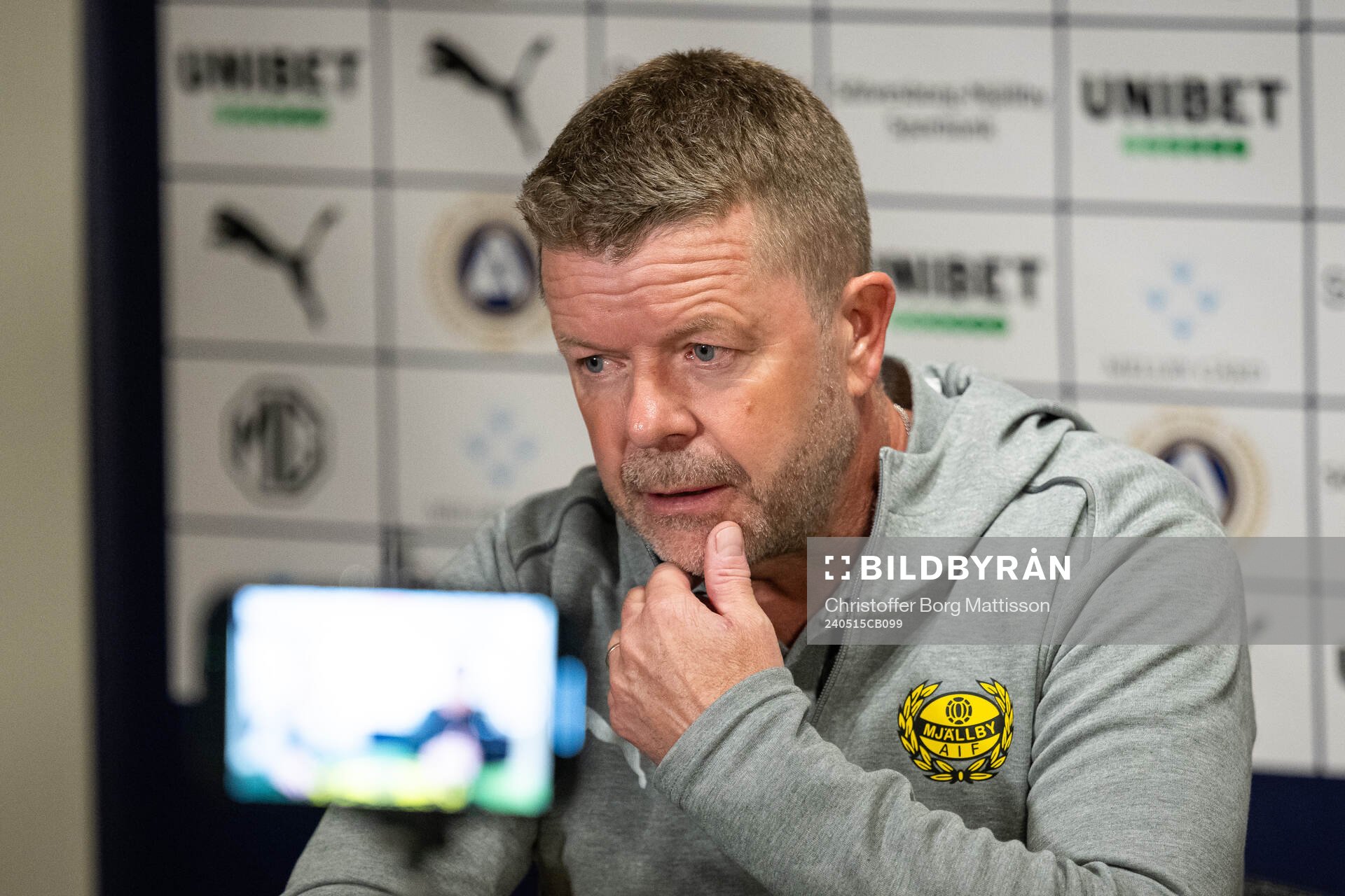 Mjällbys tränare Anders Torstensson