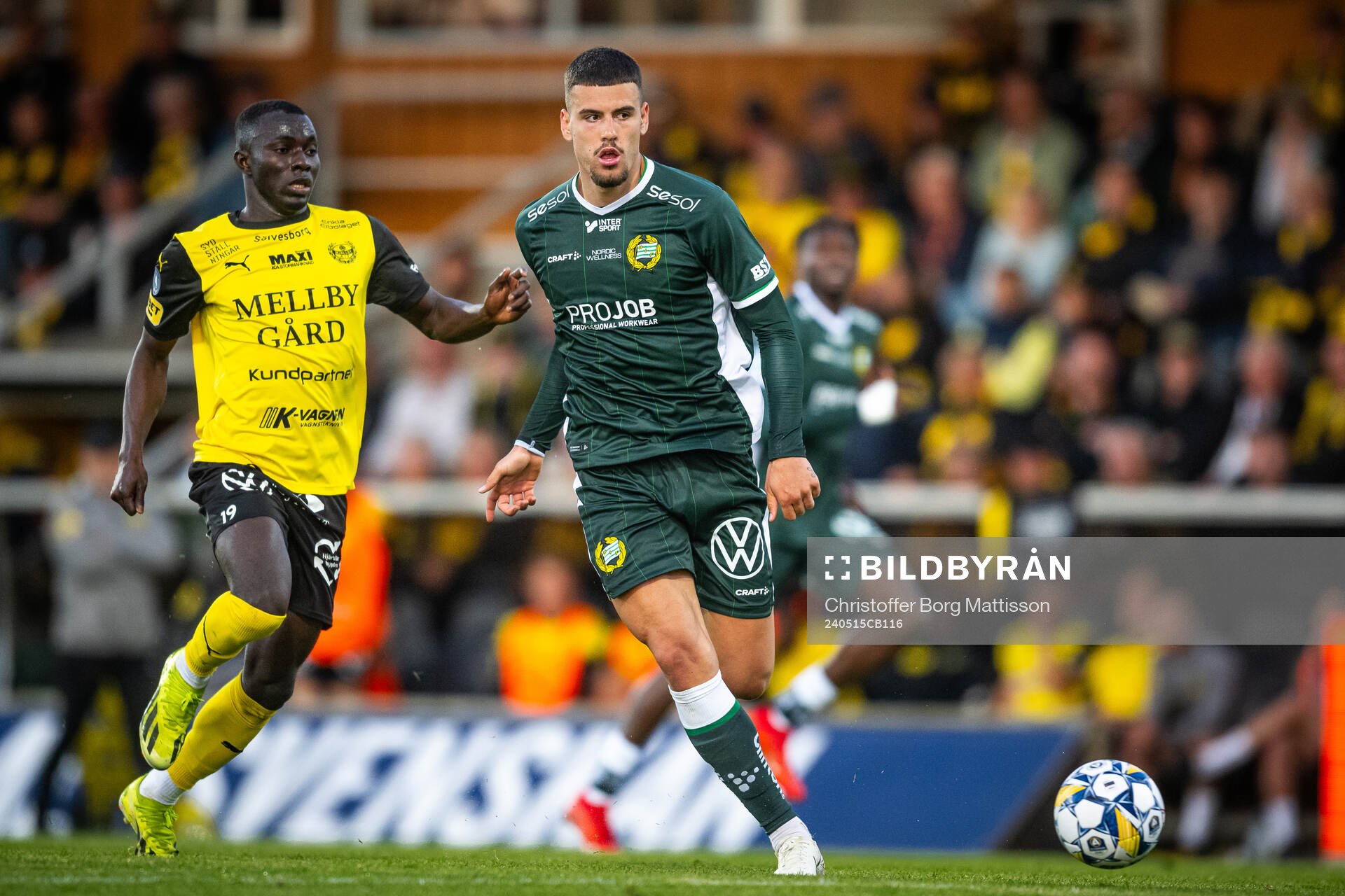 Mjällbys Abdoulie Manneh och Hammarbys Edvin Kurtulus