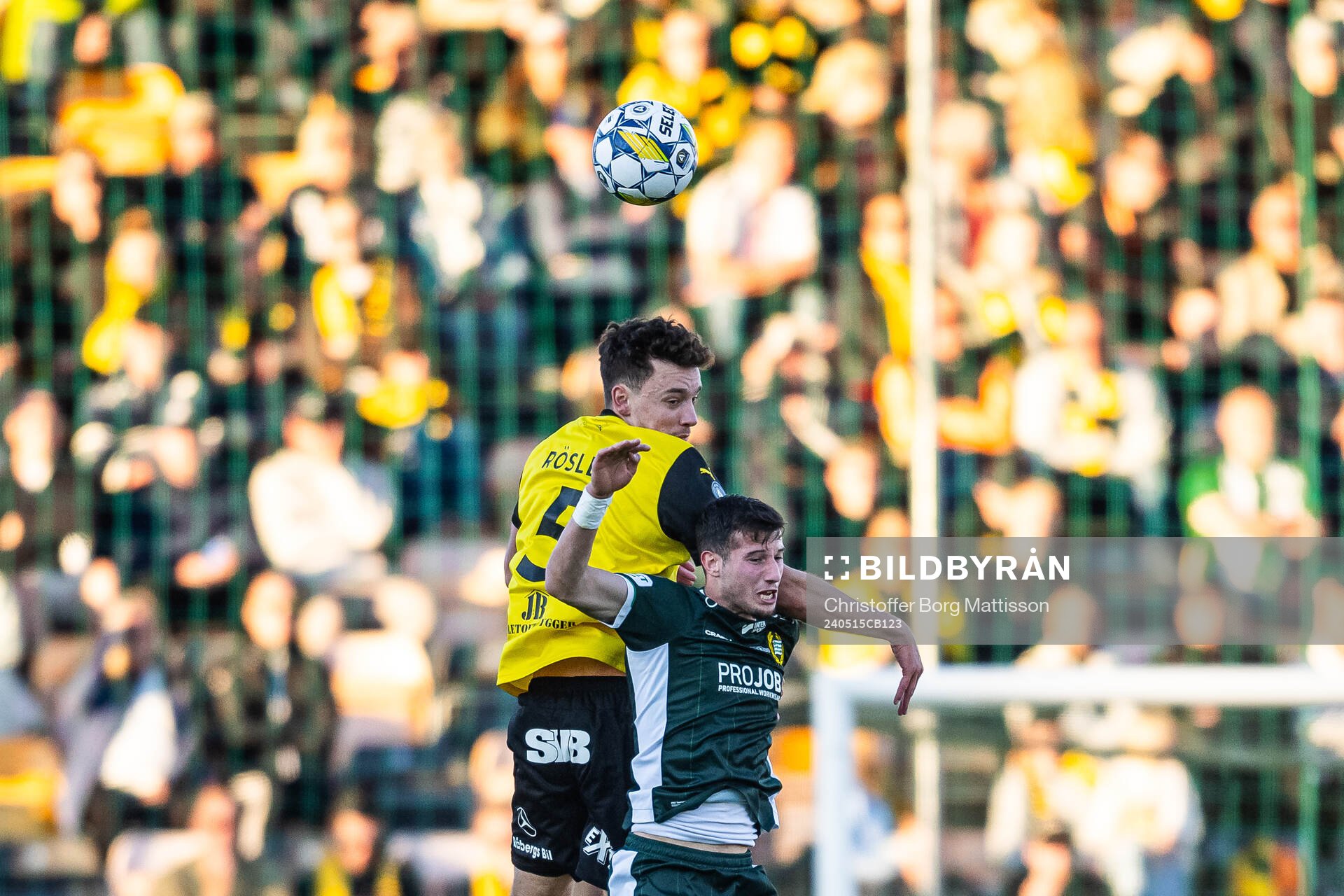 Mjällbys Colin Rösler och Hammarbys Viktor Dukanovic