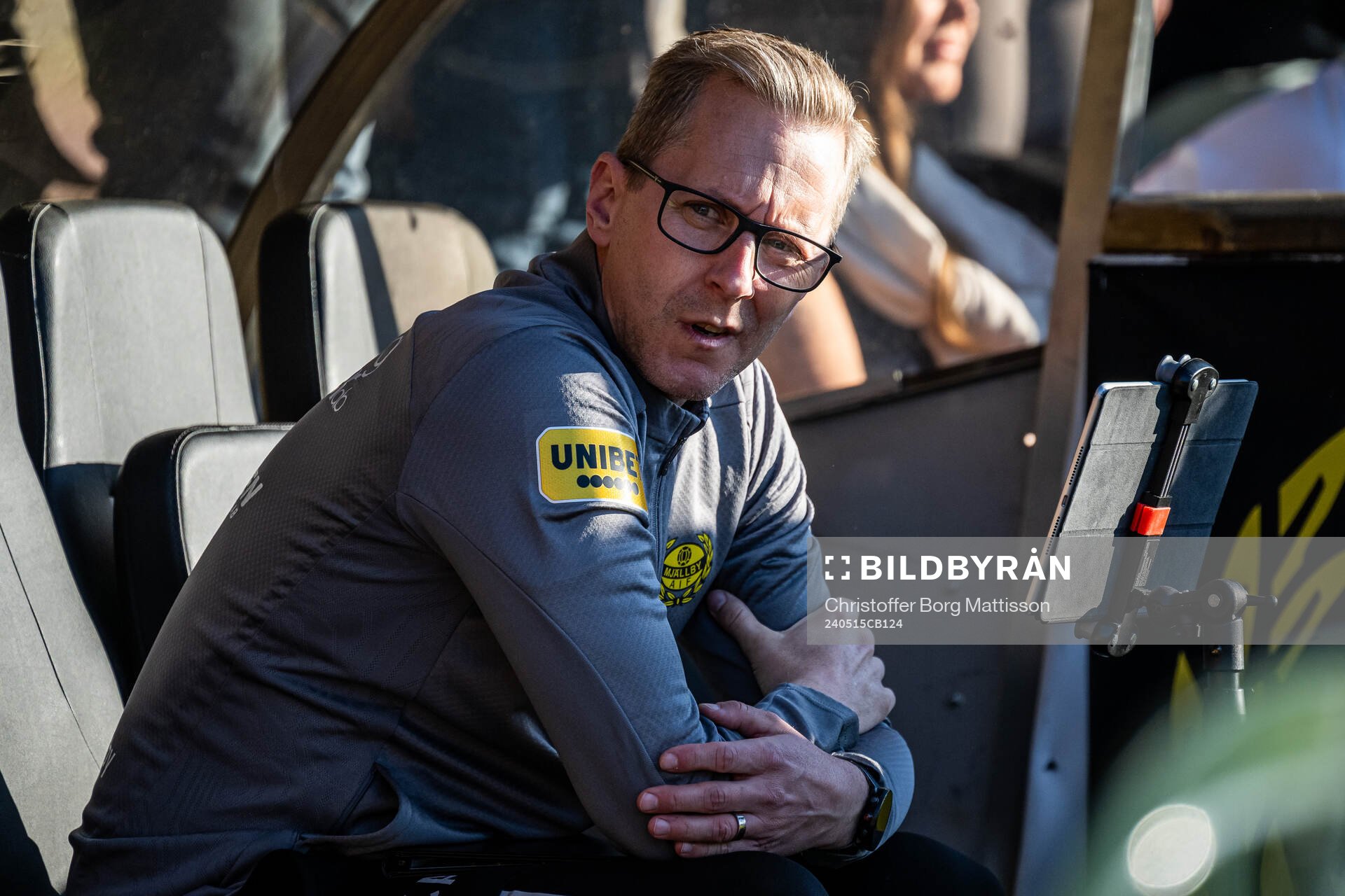 Mjällbys assisterande tränare Christofer Augustsson