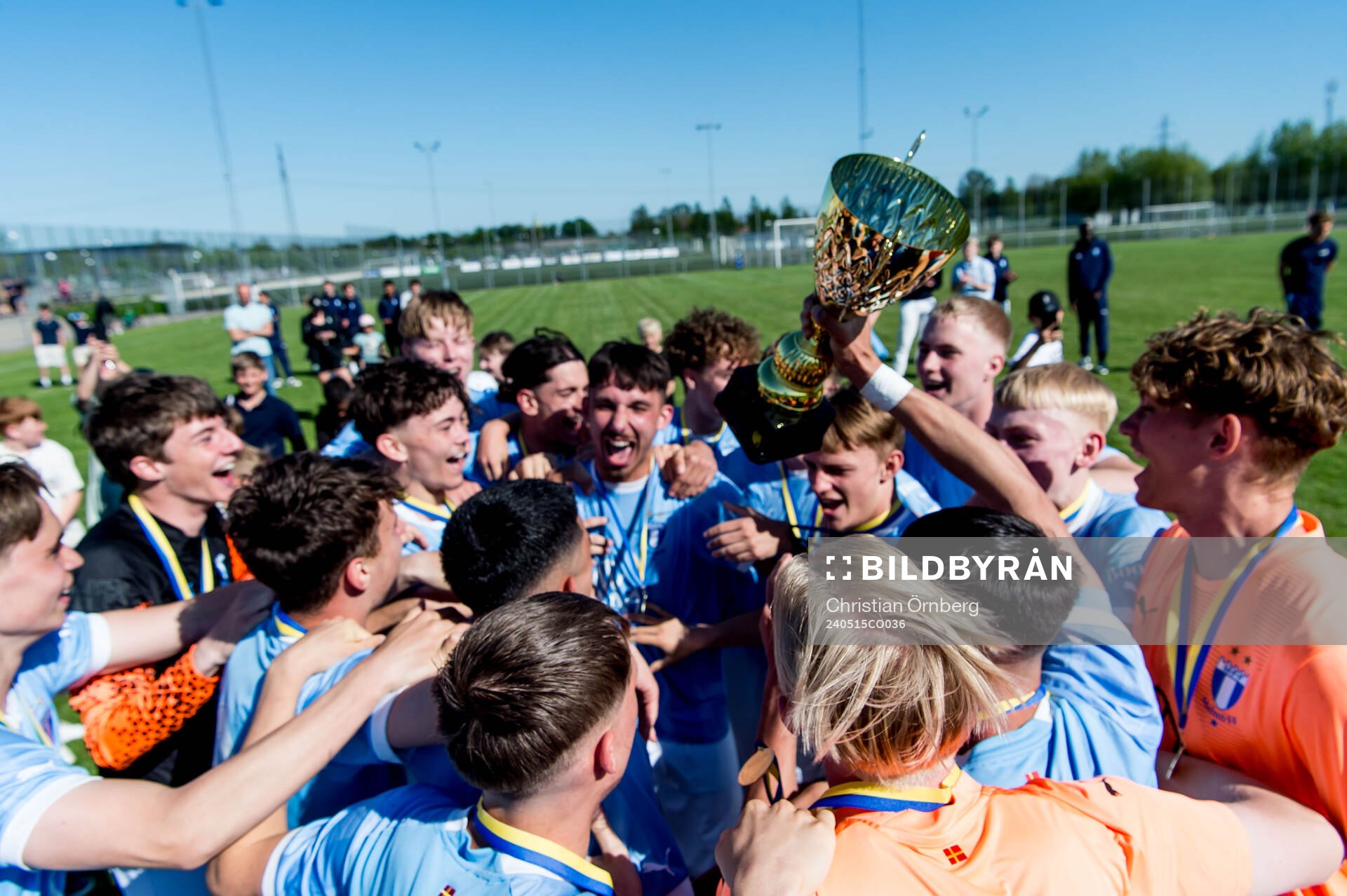 Malmö FFs spelare jublar