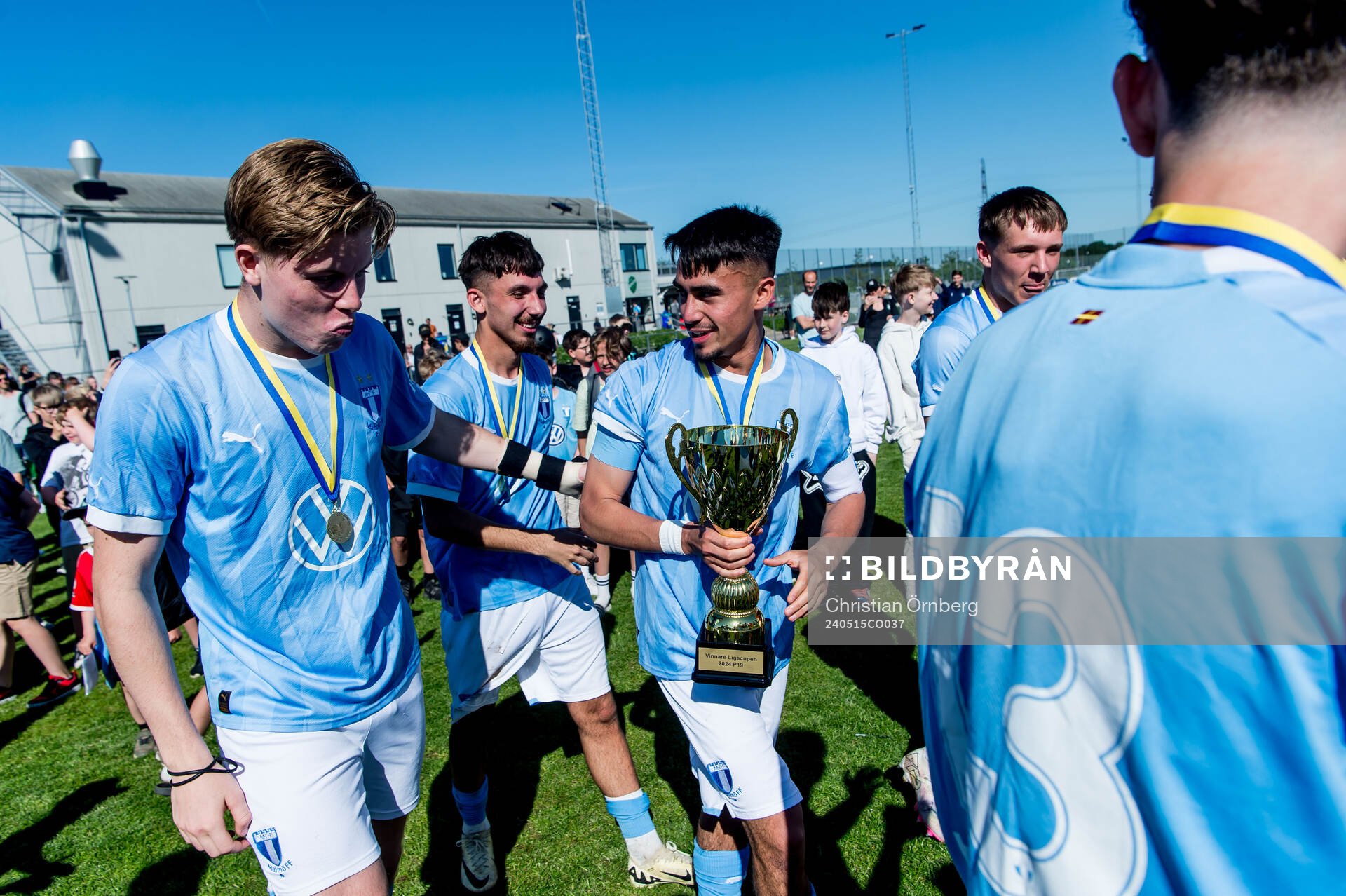 Malmö FFs spelare jublar