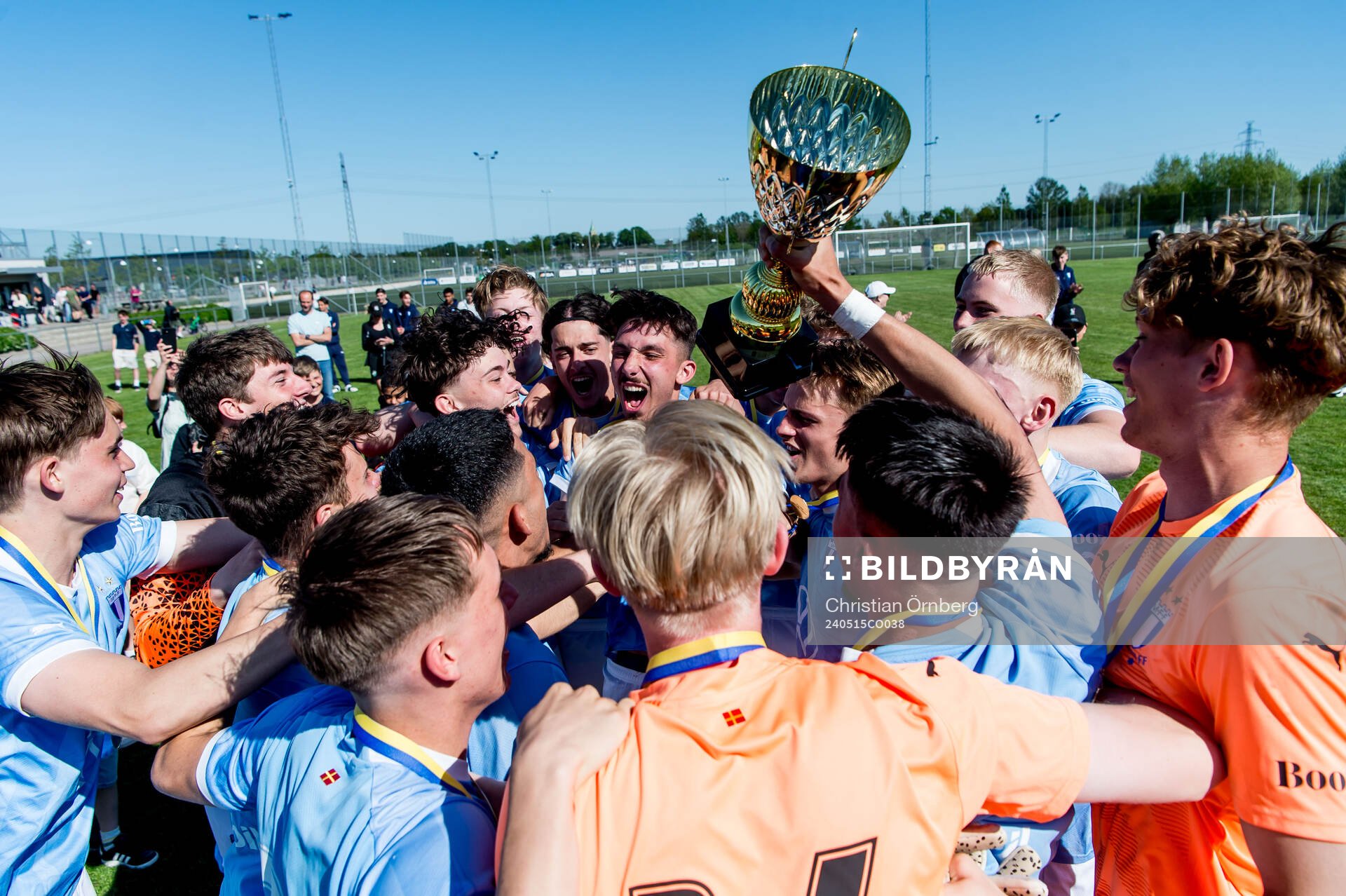 Malmö FFs spelare jublar