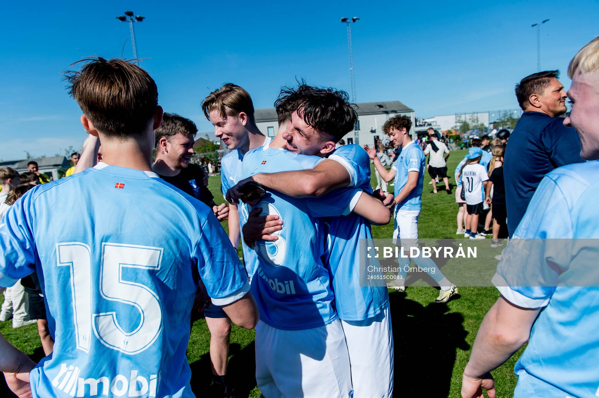 Malmö FFs spelare jublar